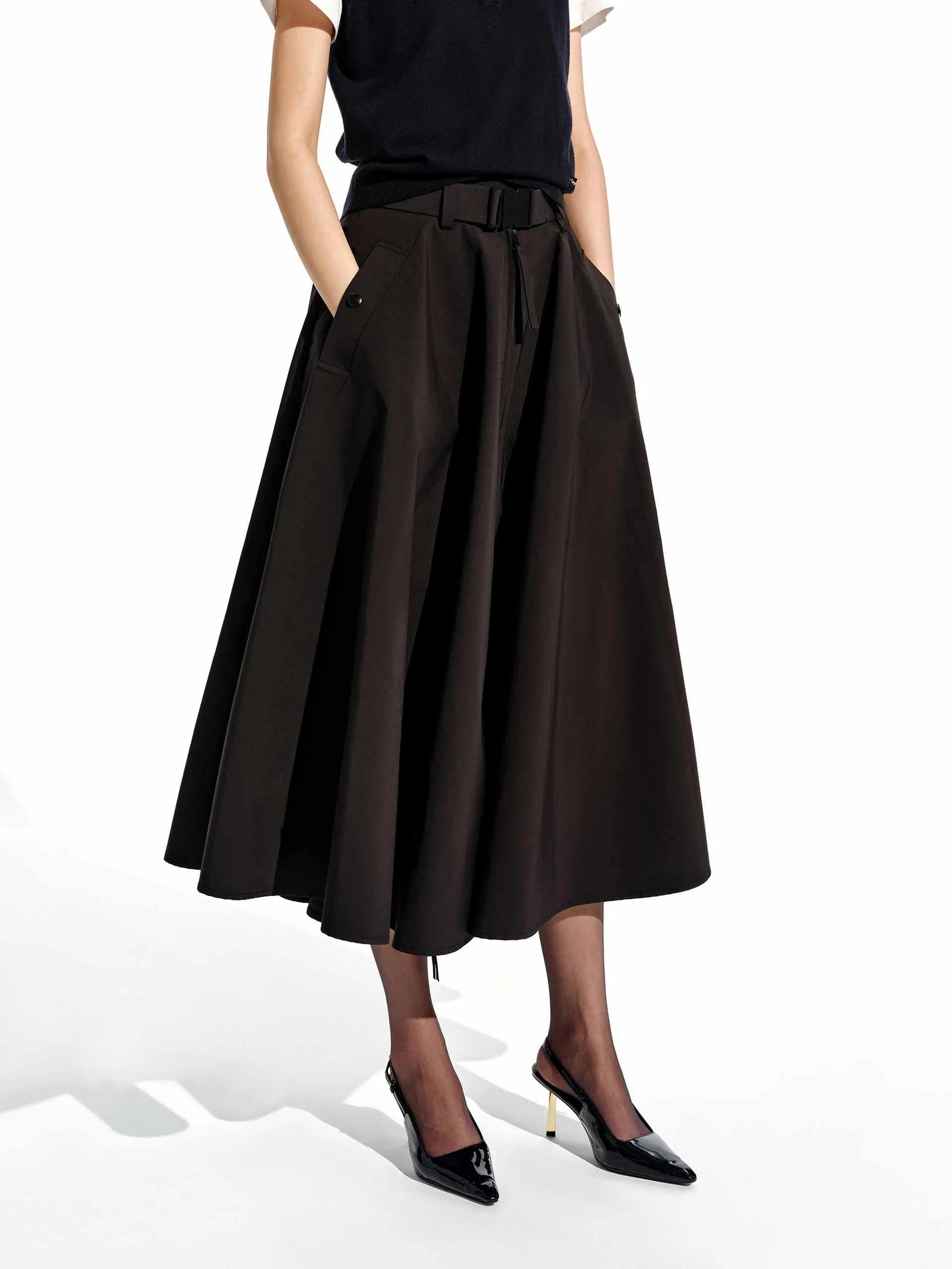 A-line Midi Skirt - Image 7