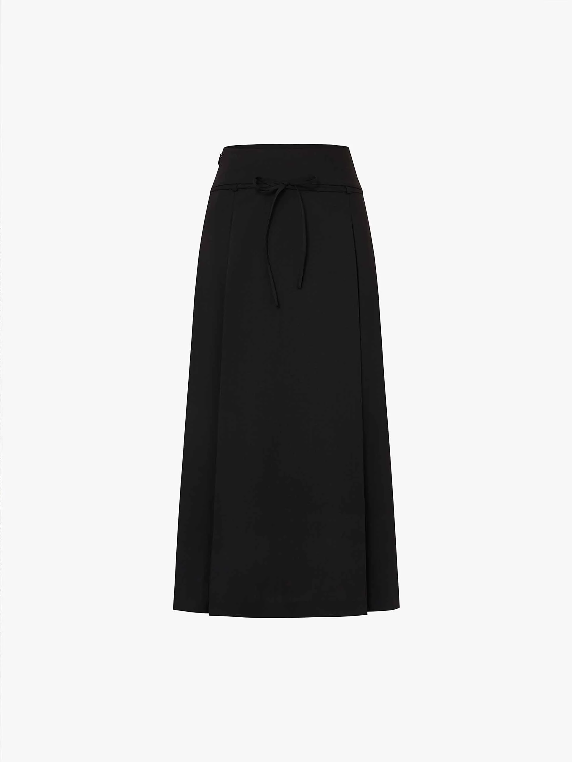 A-line Tie Detail Skirt - Image 5