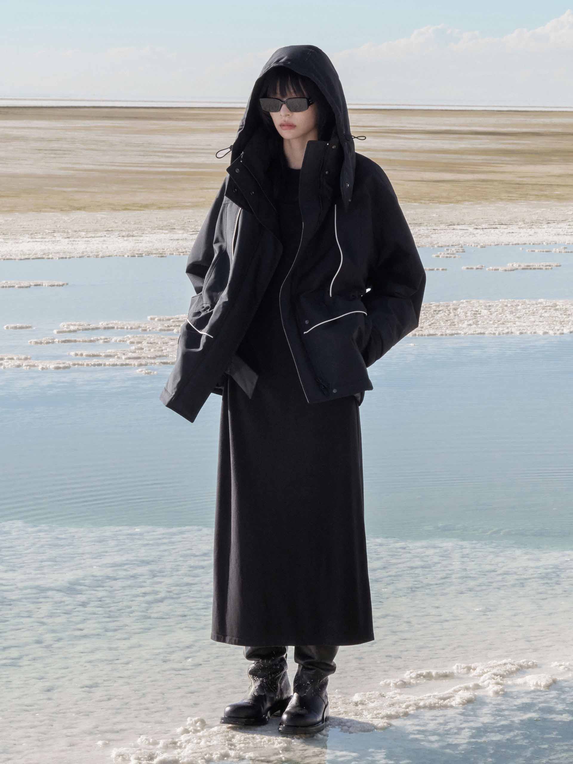 Adjustable Waist Down Jacket - Image 7