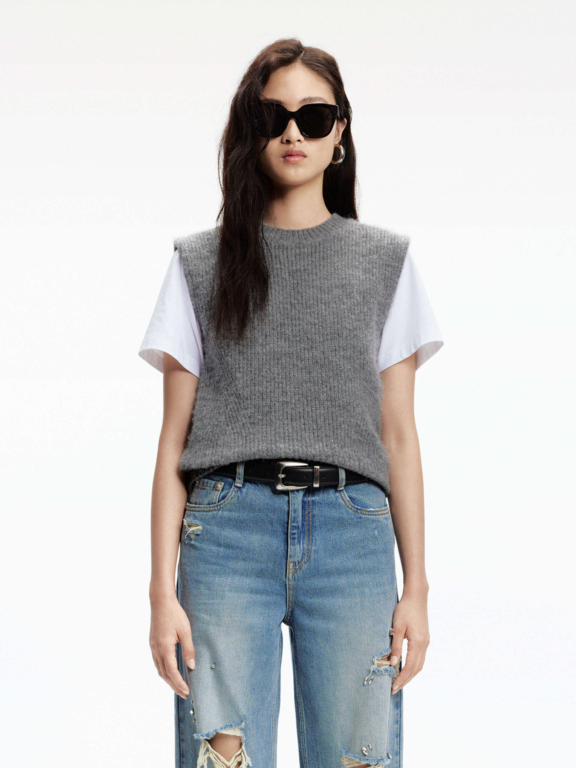 Alpaca Blend Knitted Top - Image 7