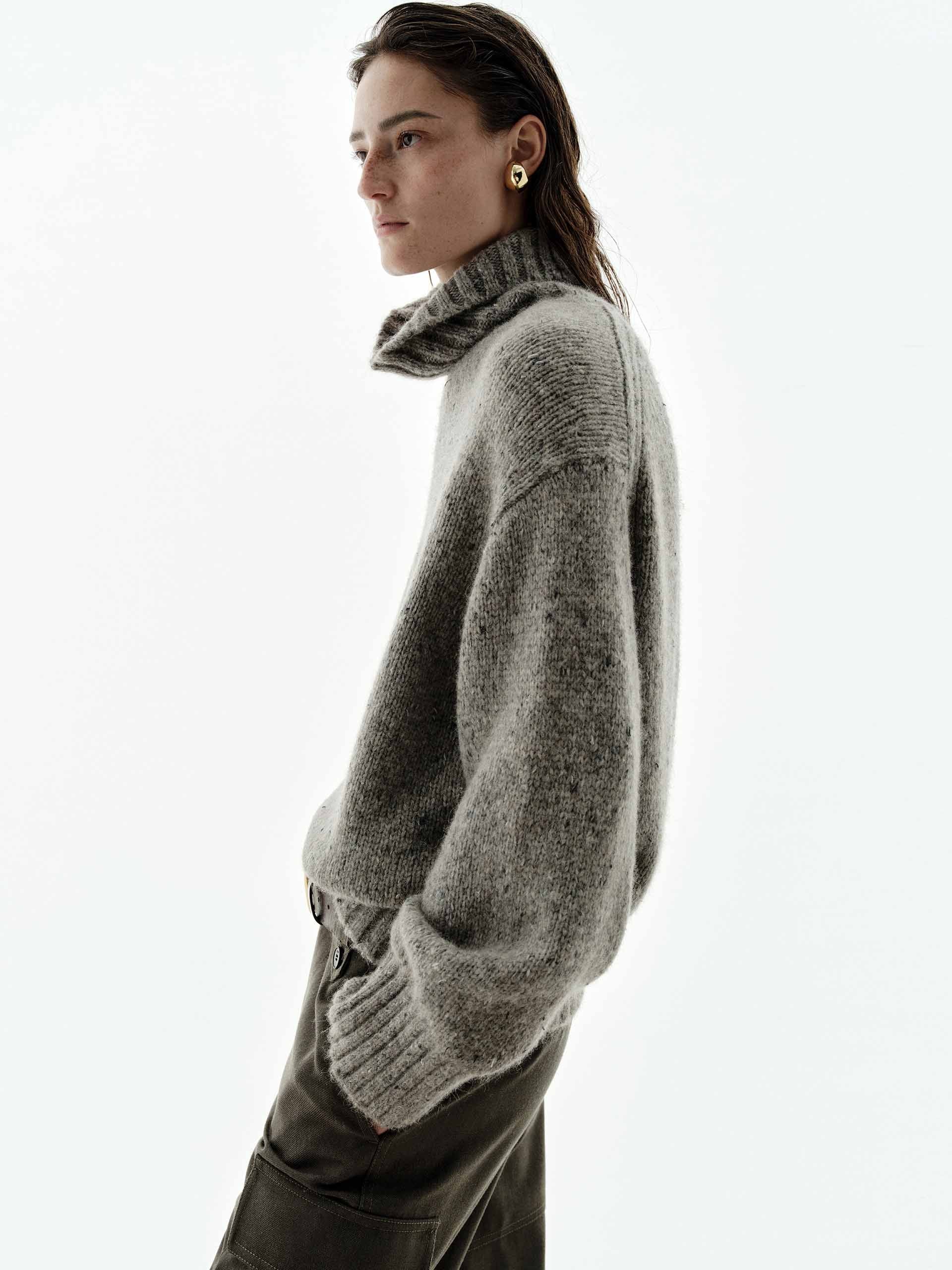 Alpaca Blend Turtleneck Sweater - Image 3
