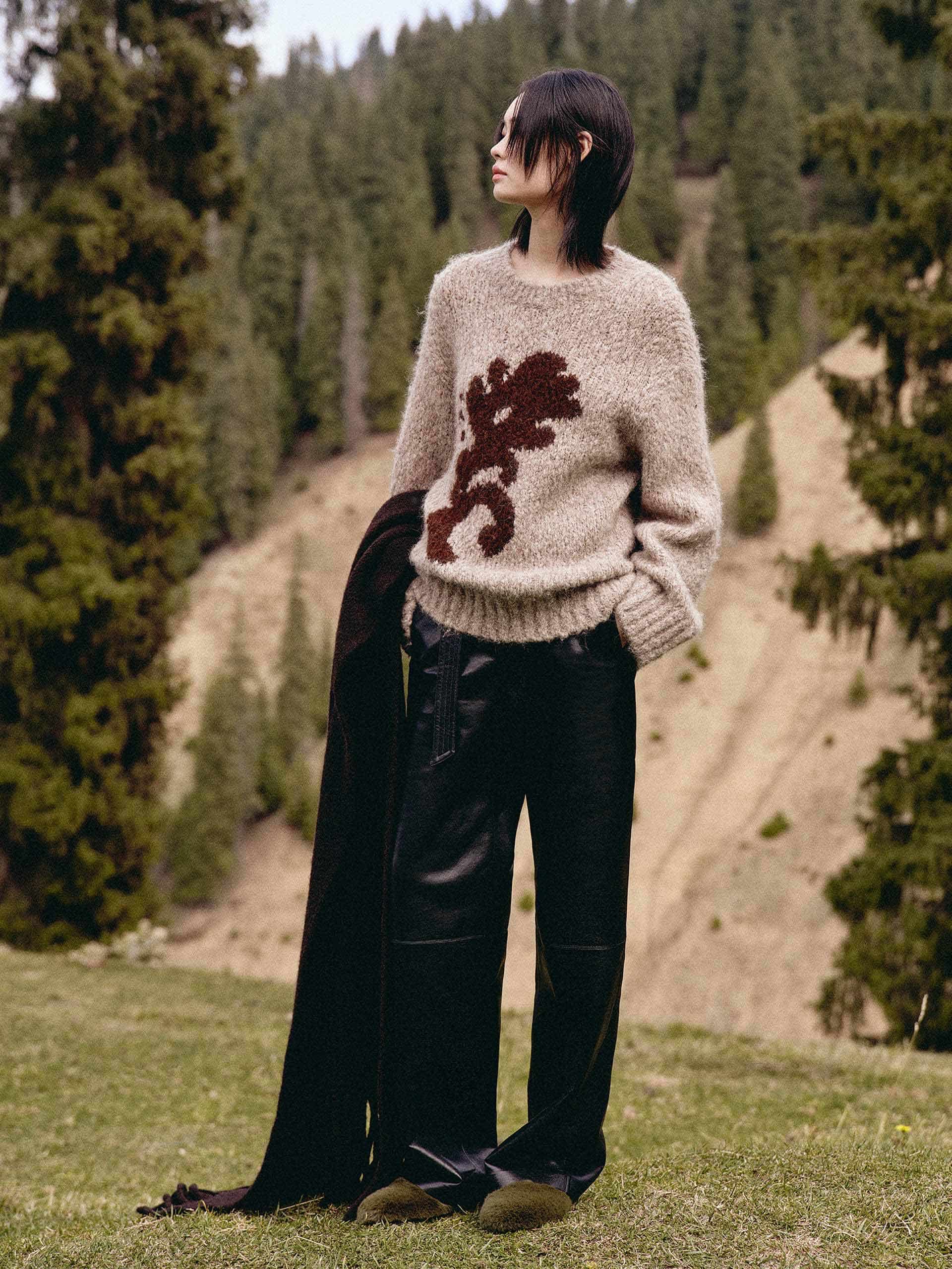 Alpaca Blend Vintage Sweater - Image 2