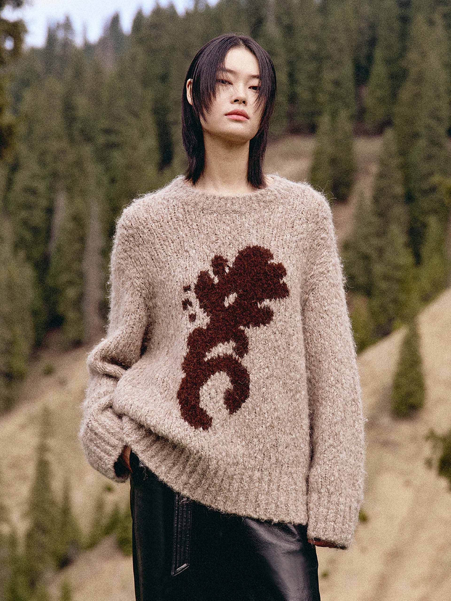 Alpaca Blend Vintage Sweater - Image 3