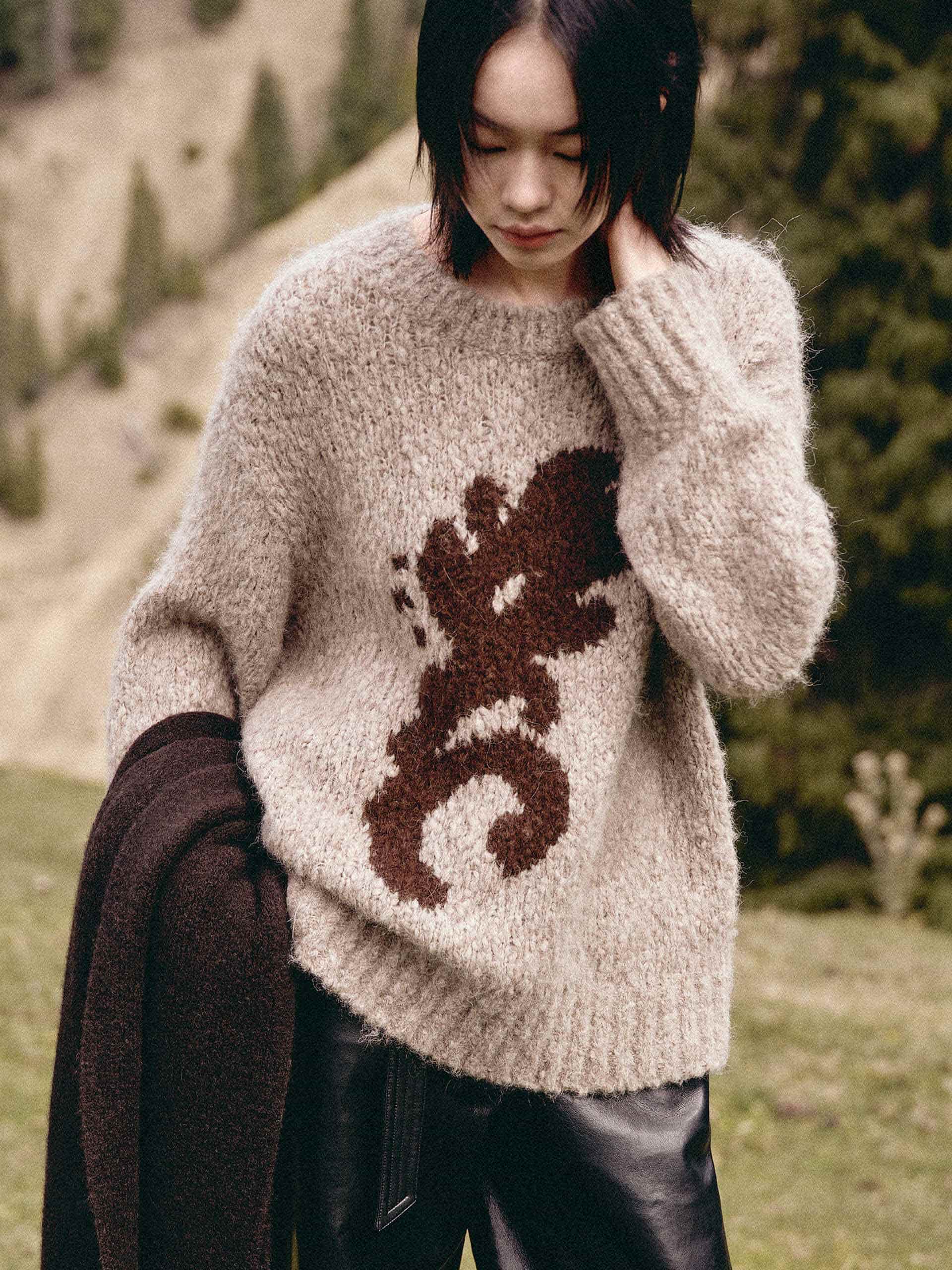 Alpaca Blend Vintage Sweater - Image 7