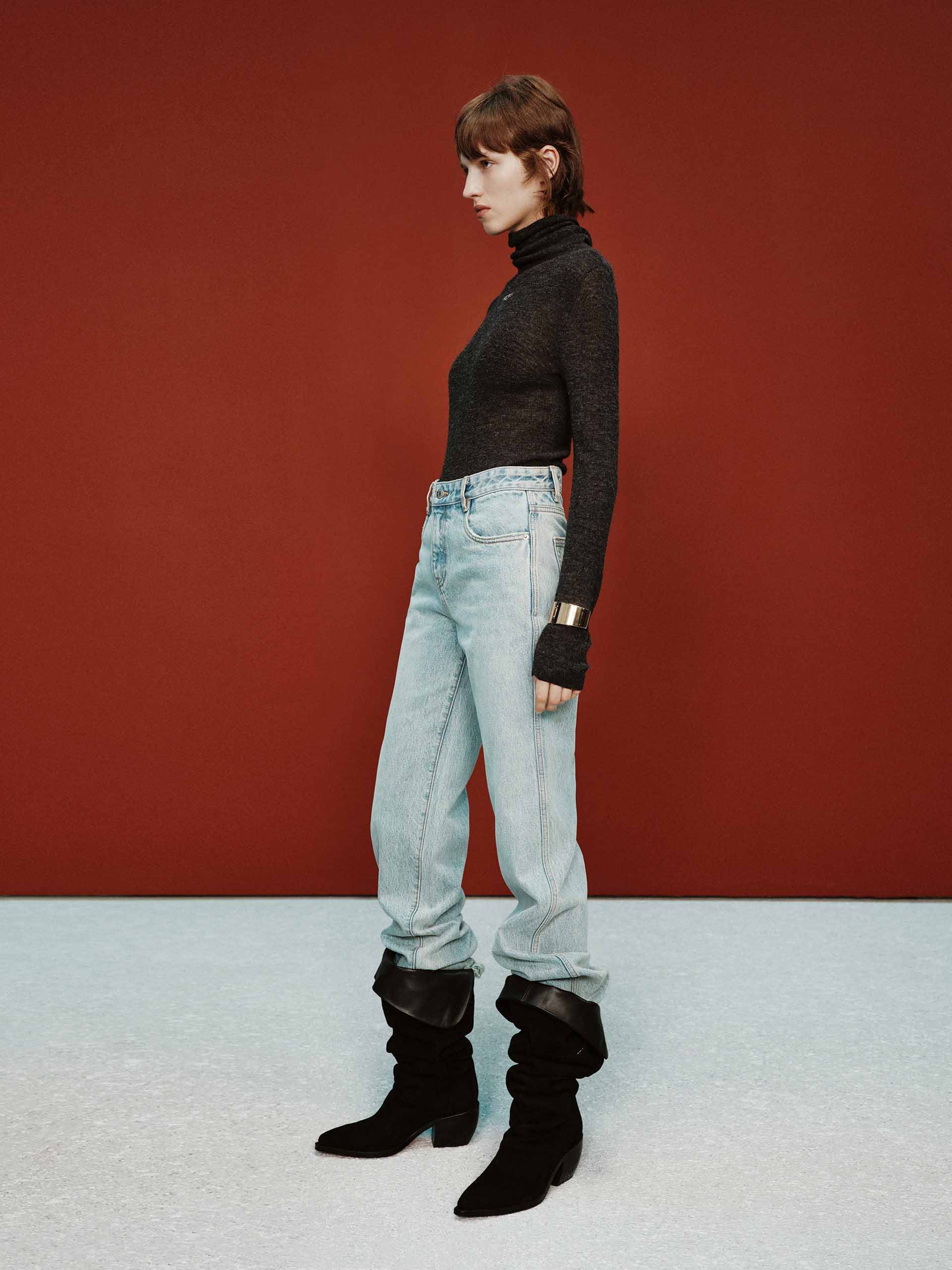 Alpaca Turtleneck Kint Top - Image 6