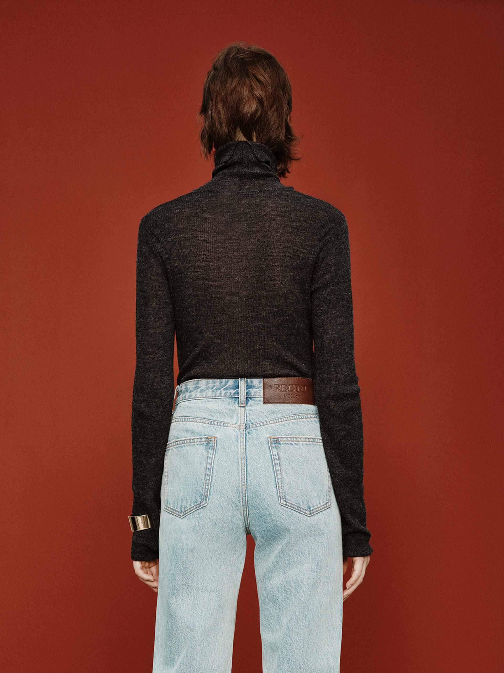Alpaca Turtleneck Kint Top - Image 8