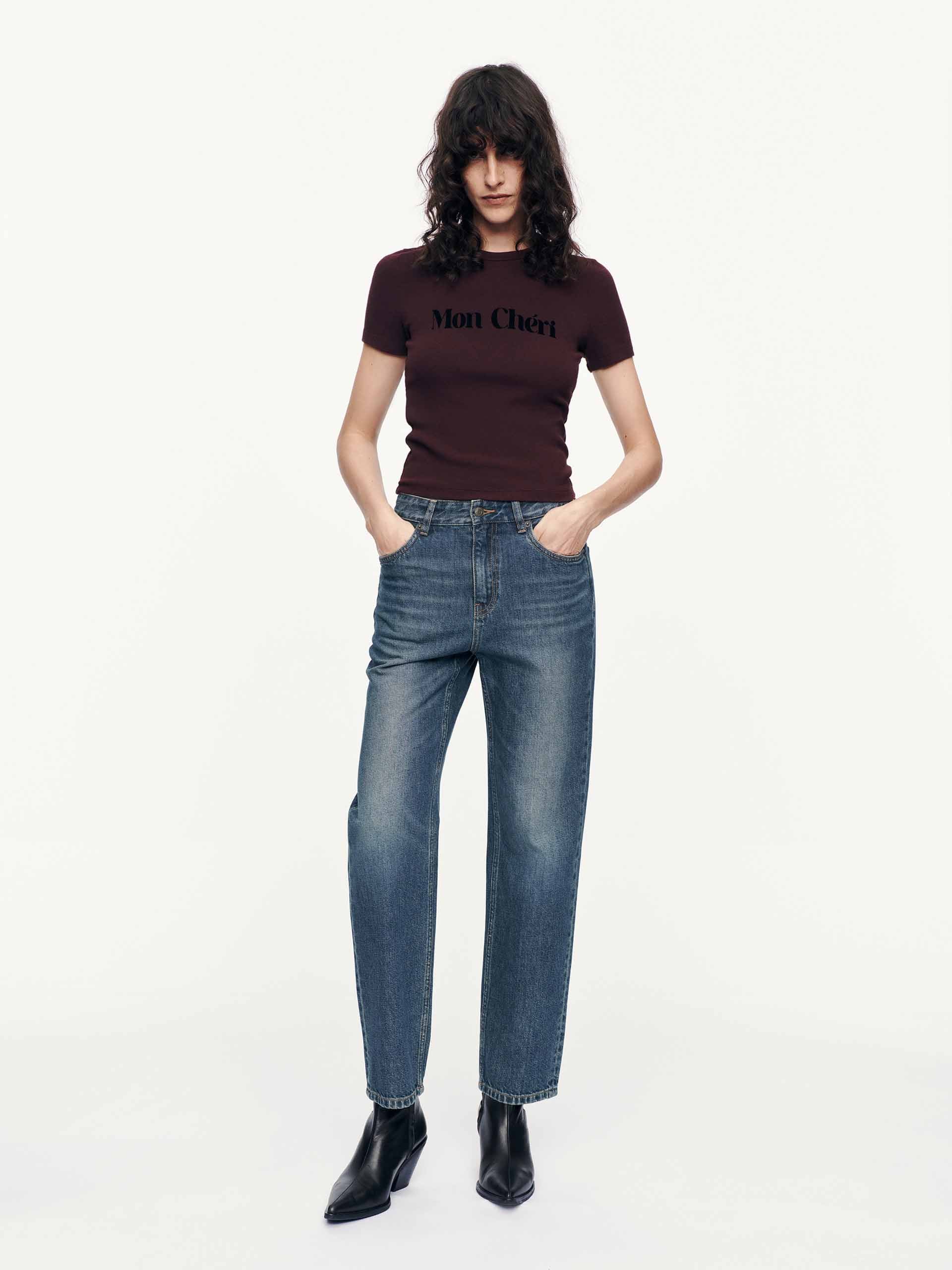 Ankle Length Tapered Jeans - Image 2