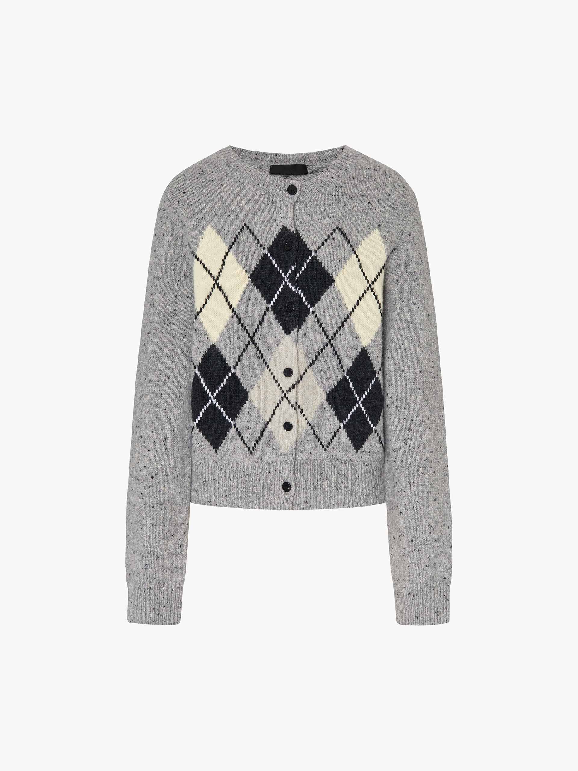 Argyle Button Cardigan - Image 4