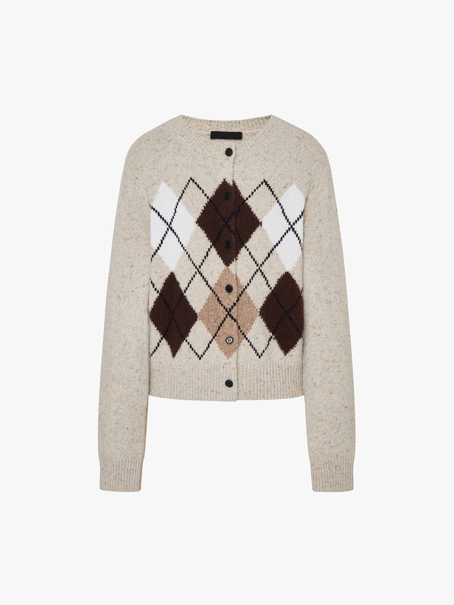 Argyle Button Cardigan - Image 8