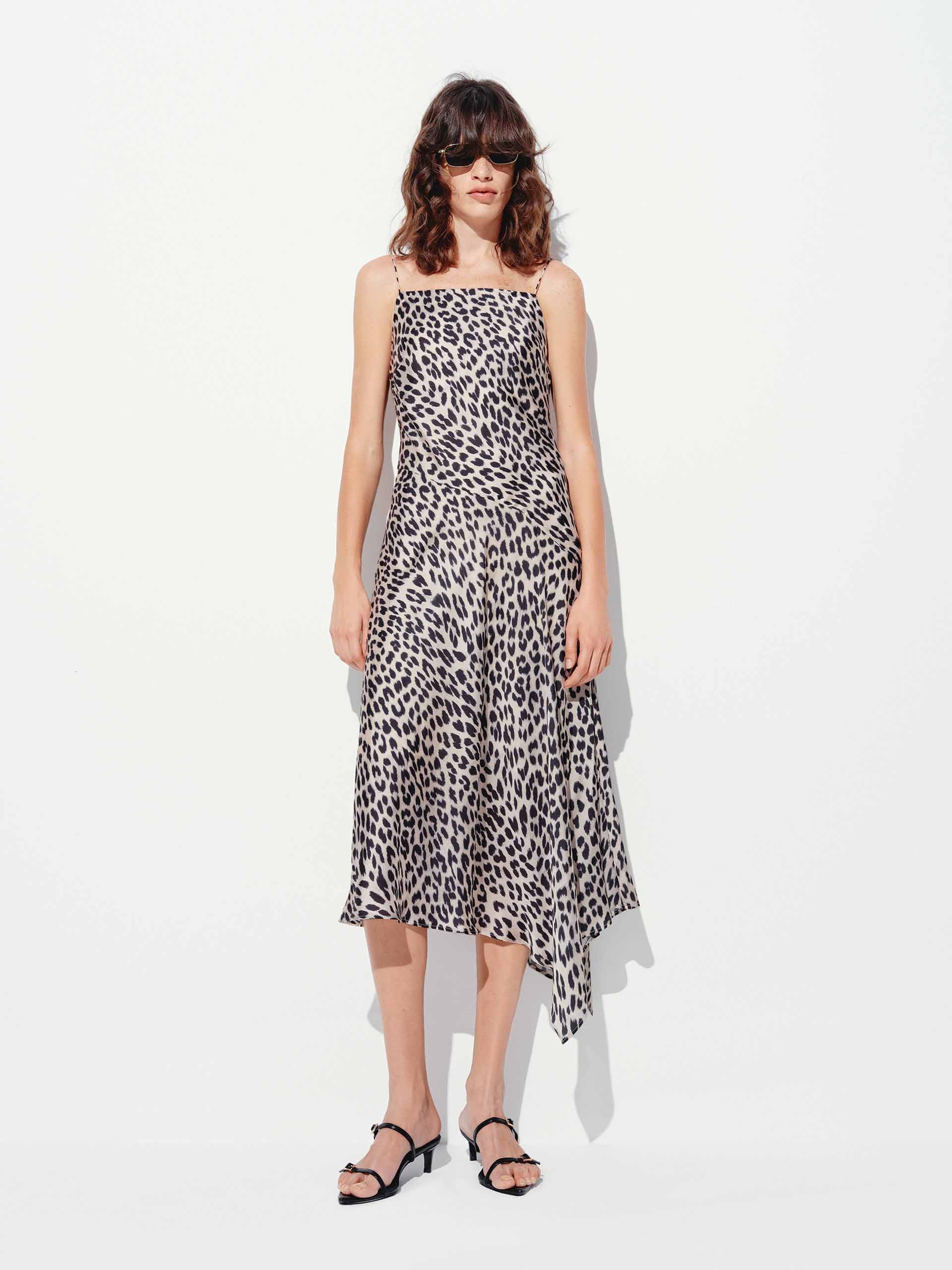 Asymmetrical Hem Flowy Dress