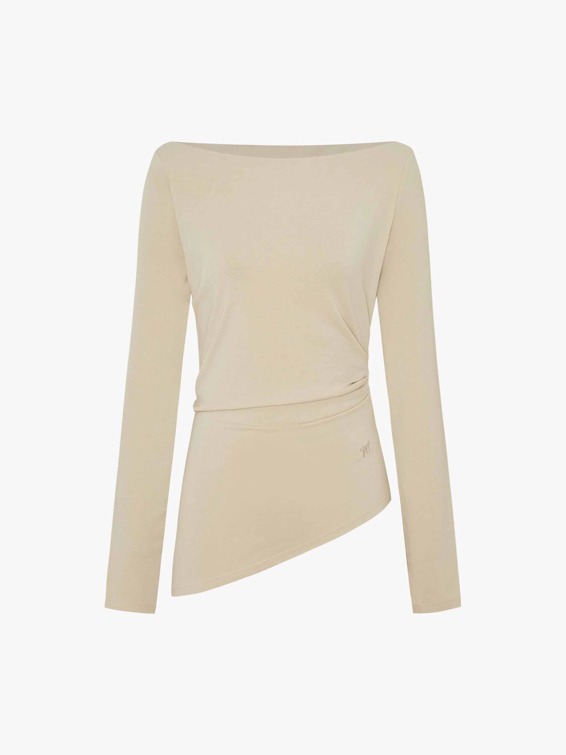Asymmetrical Hem Knitted Top - Image 5
