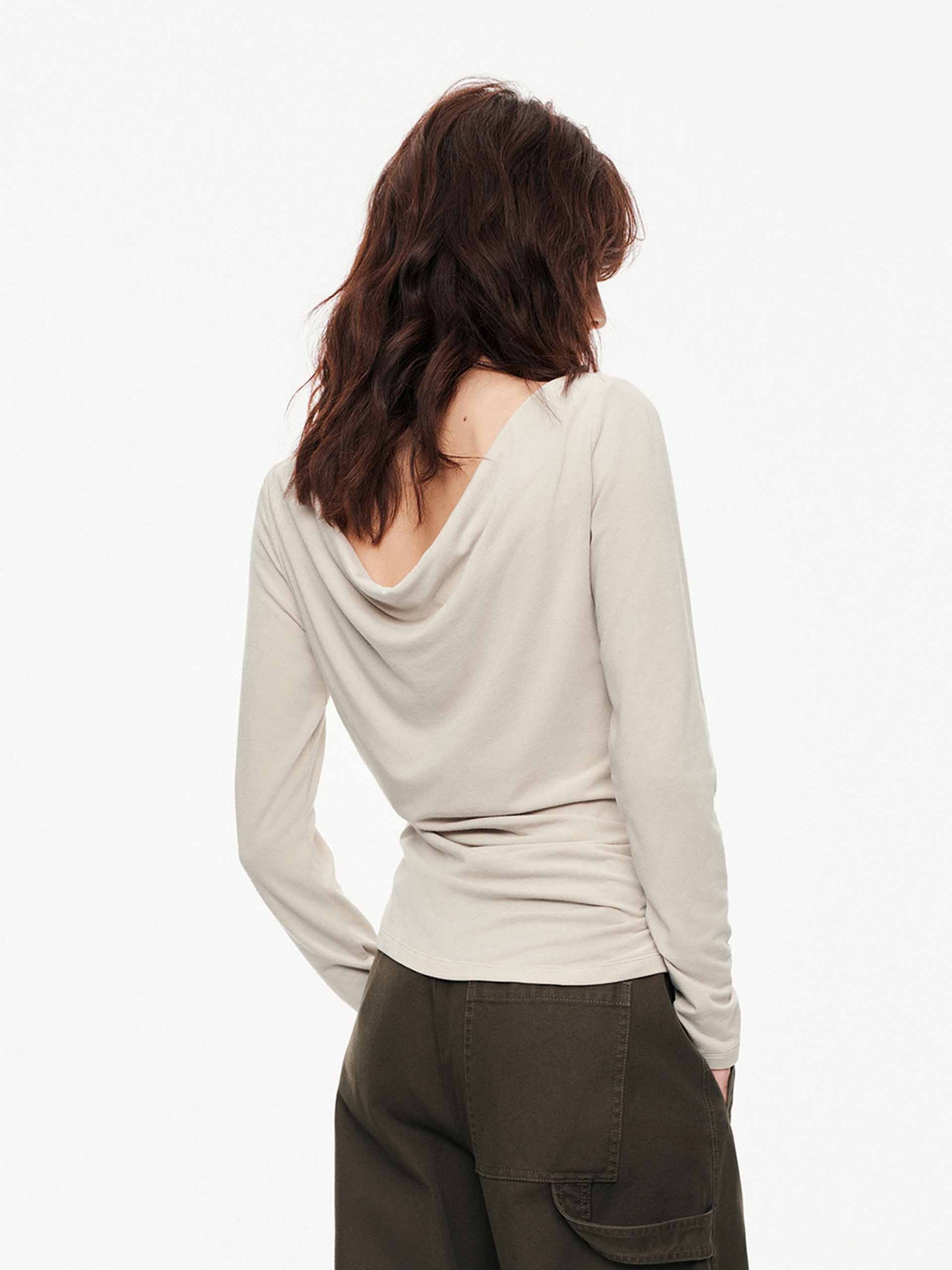 Asymmetrical Hem Knitted Top - Image 6