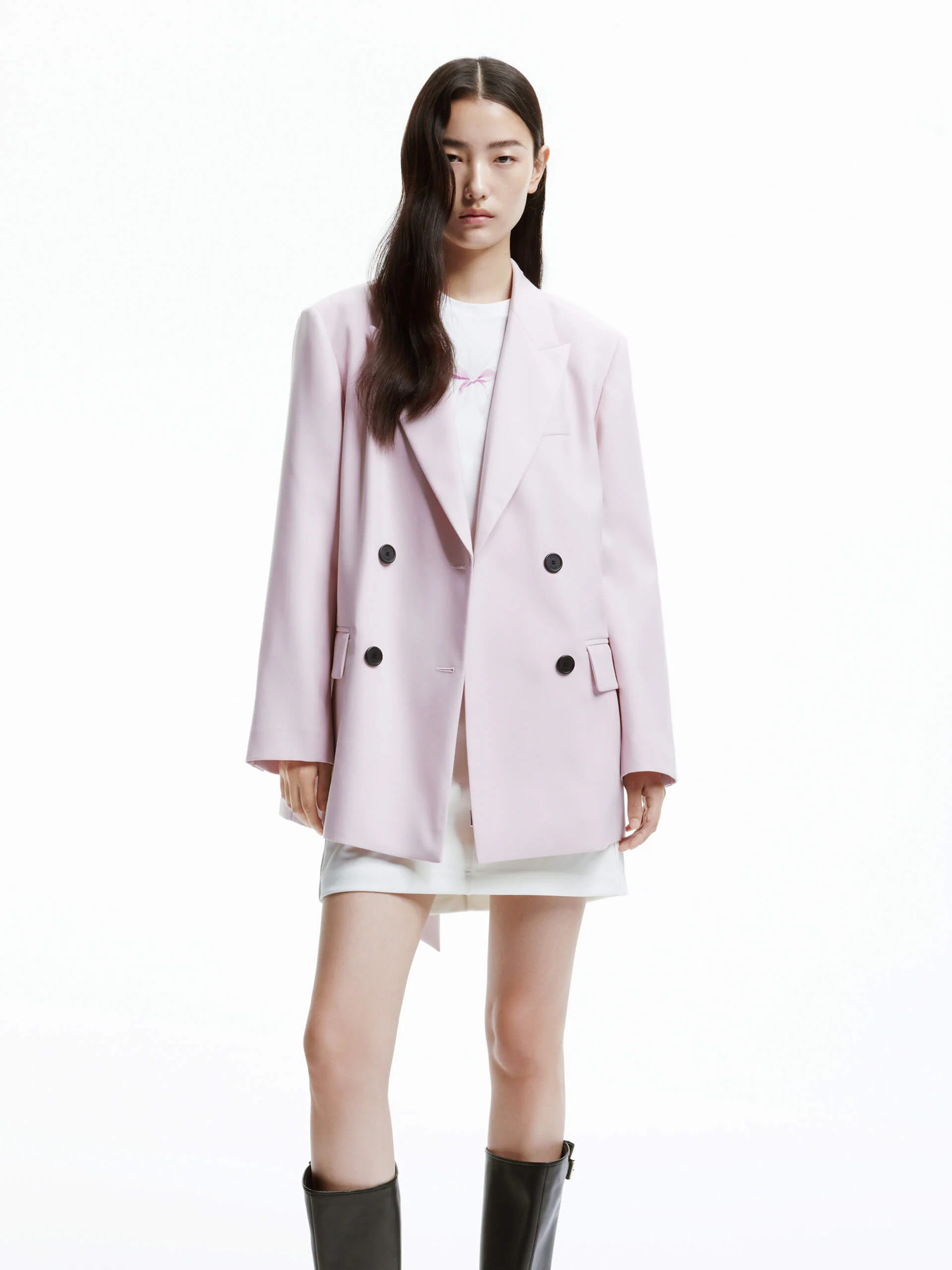 Back Cutout Tie Blazer - Image 10