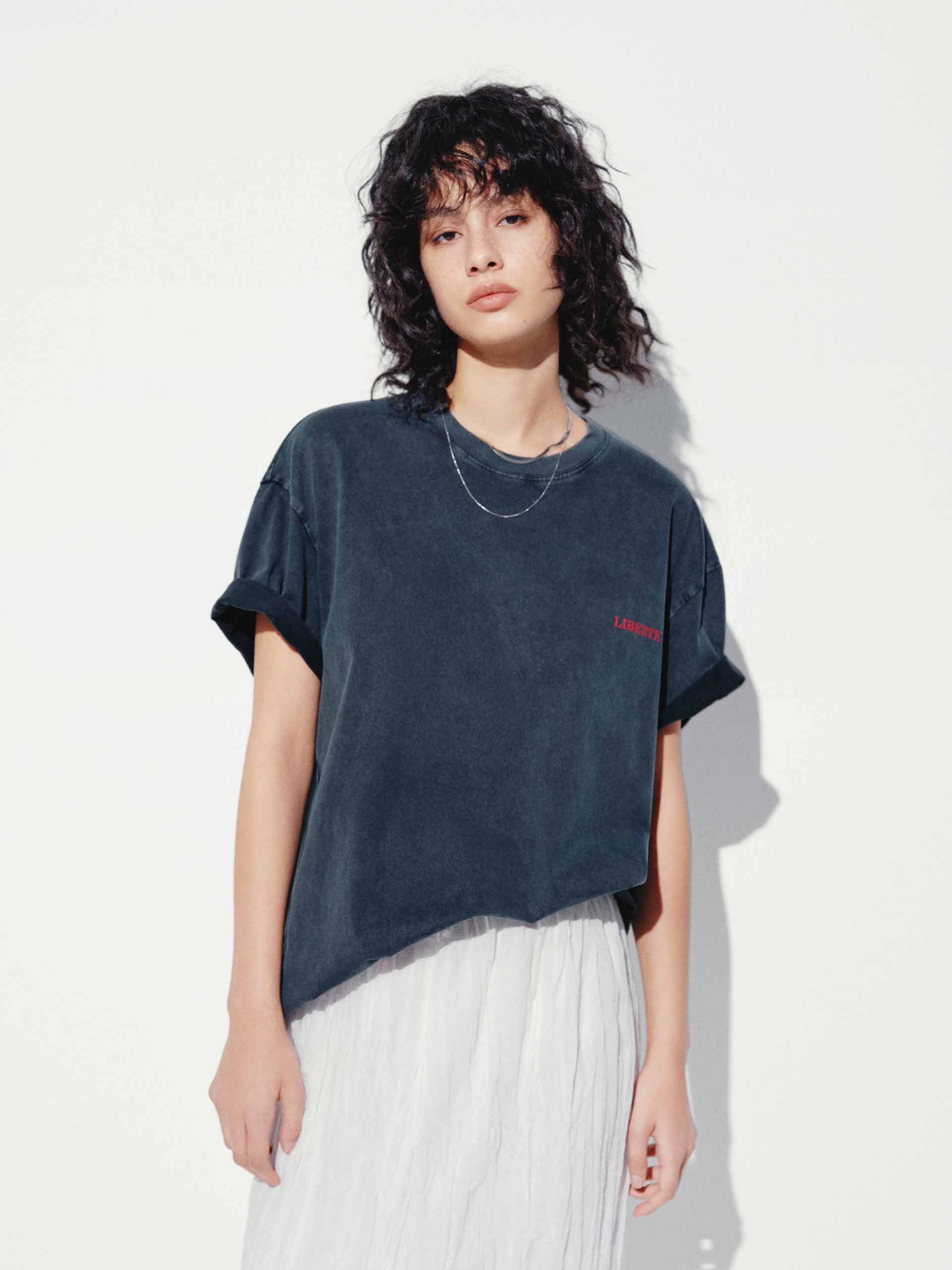 Back Fruit Cotton T-shirt