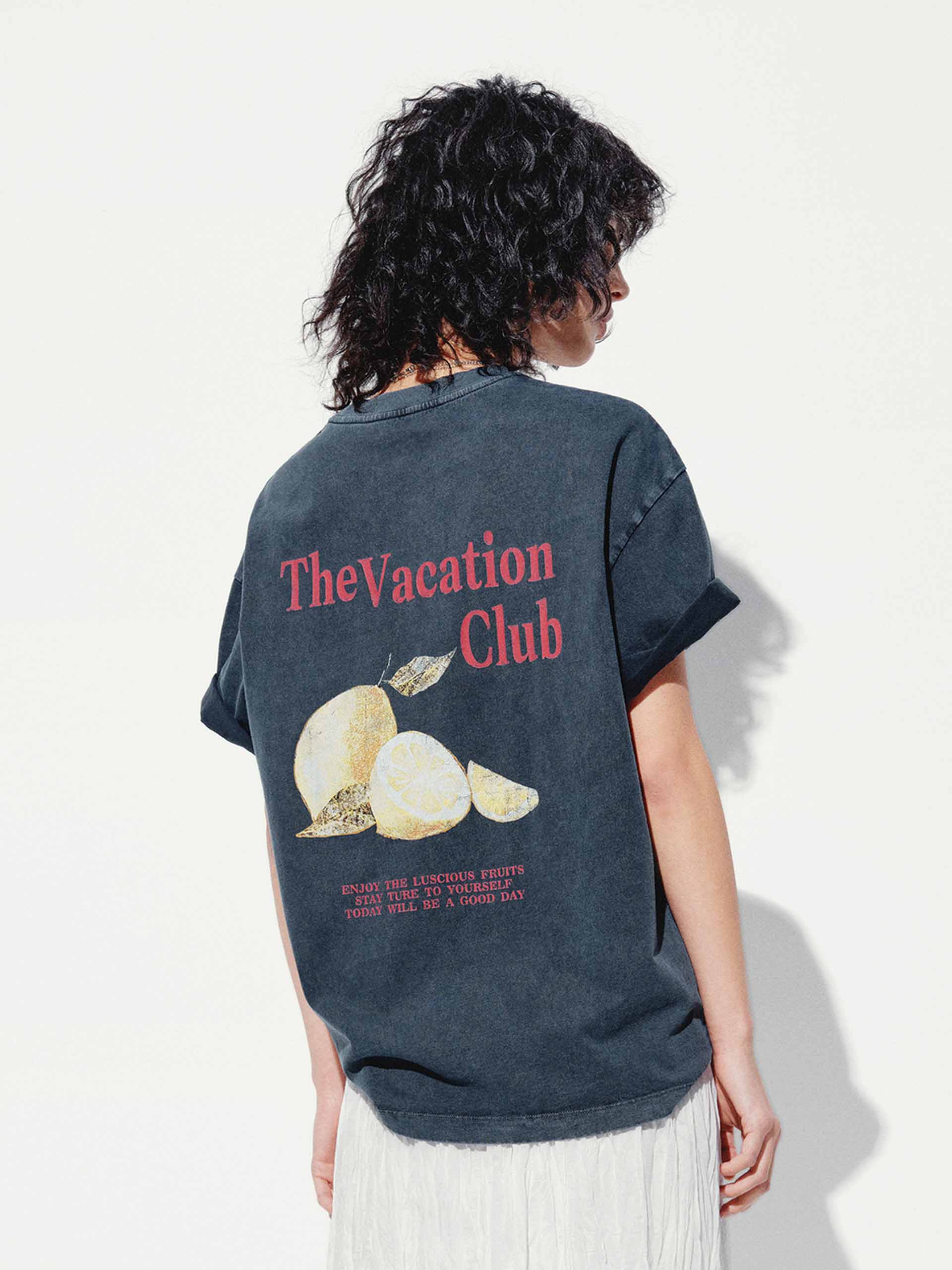 Back Fruit Cotton T-shirt - Image 6