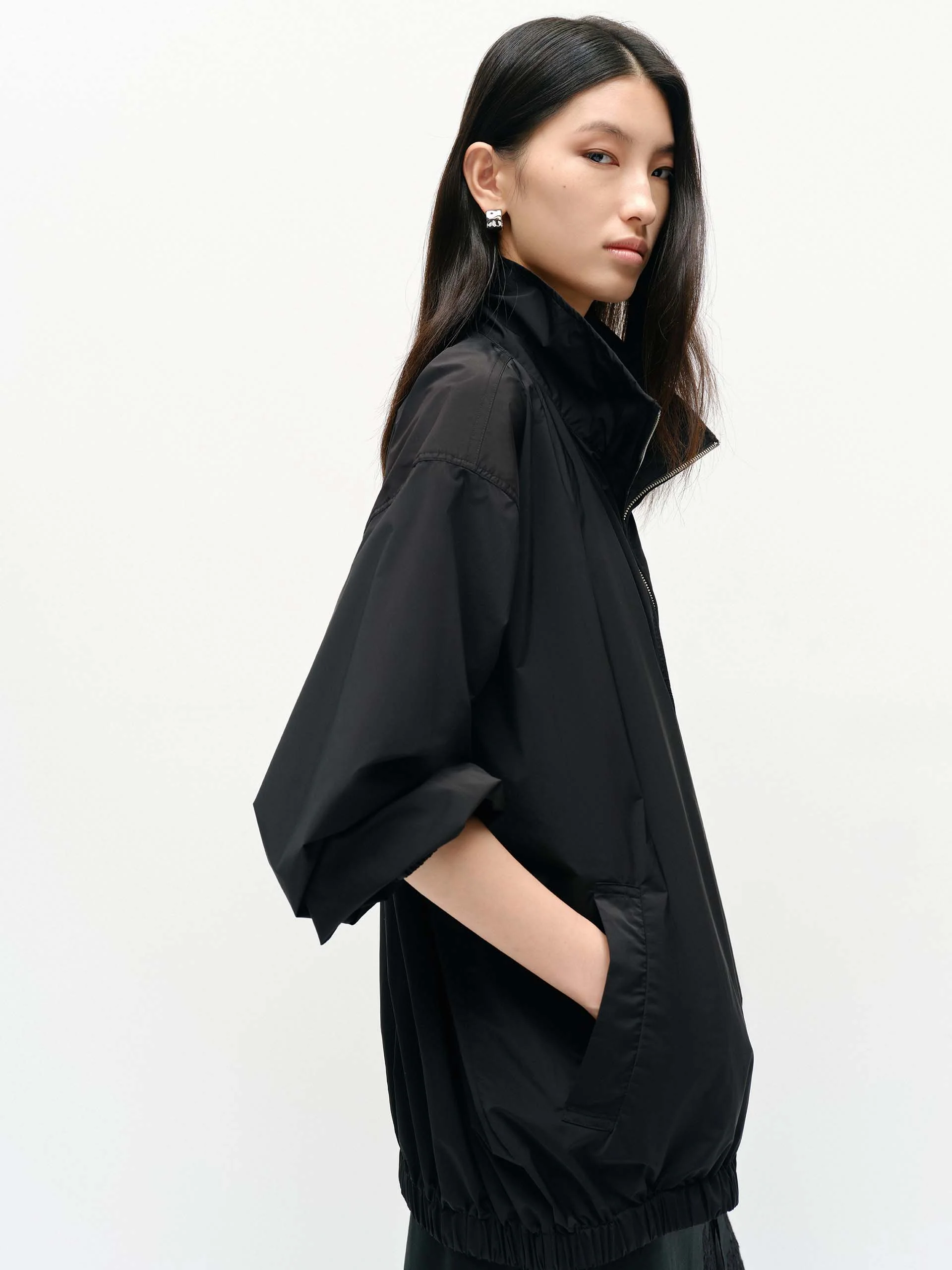 Back Letter Loose Jacket - Image 7