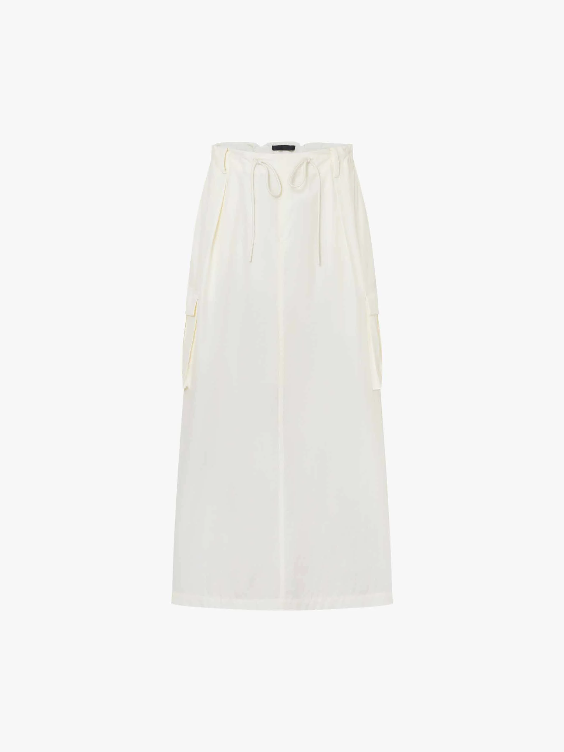Back Slit Drawstring Skirt - Image 5
