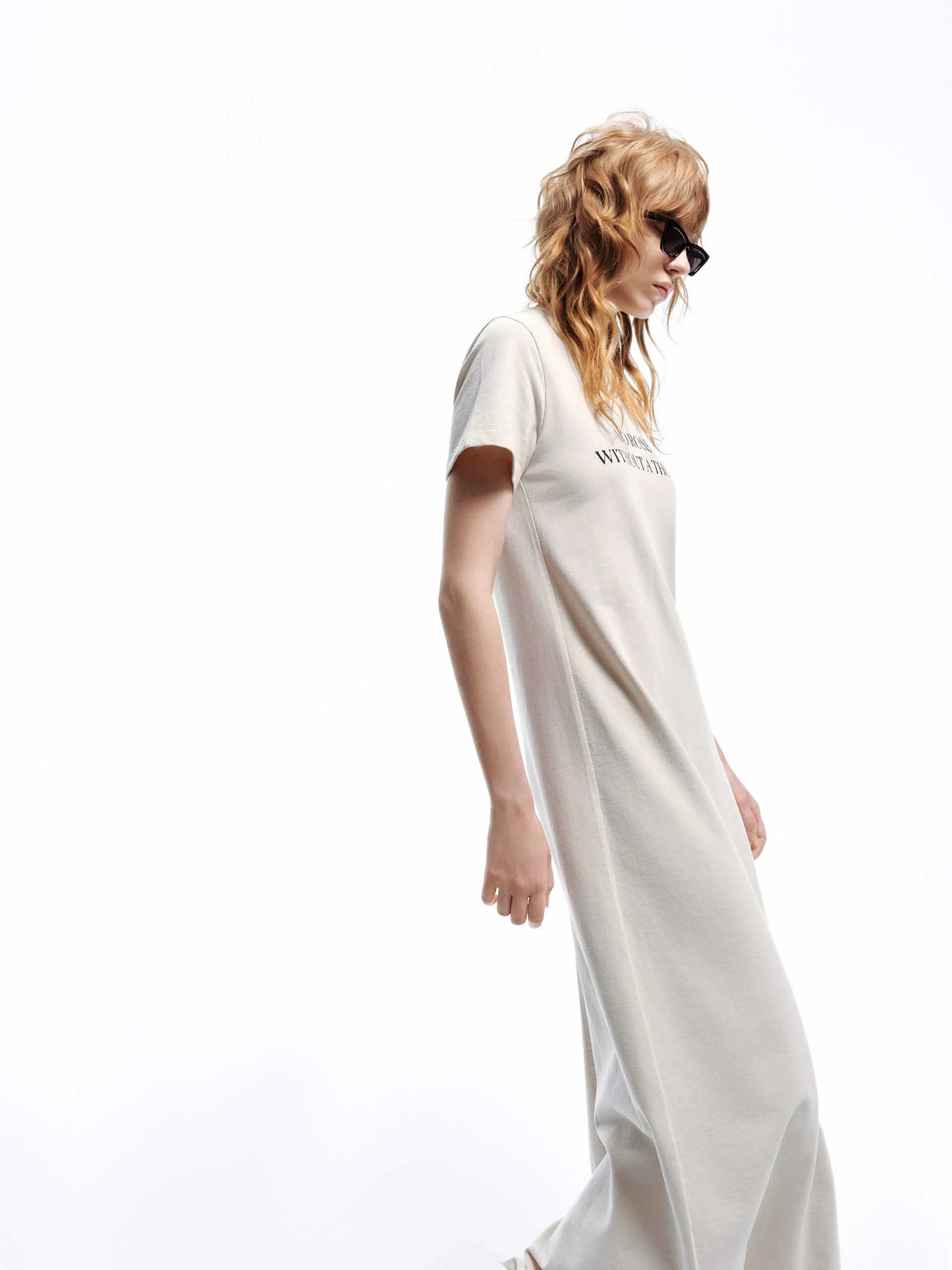 Back Slit Tee Dress - Image 14