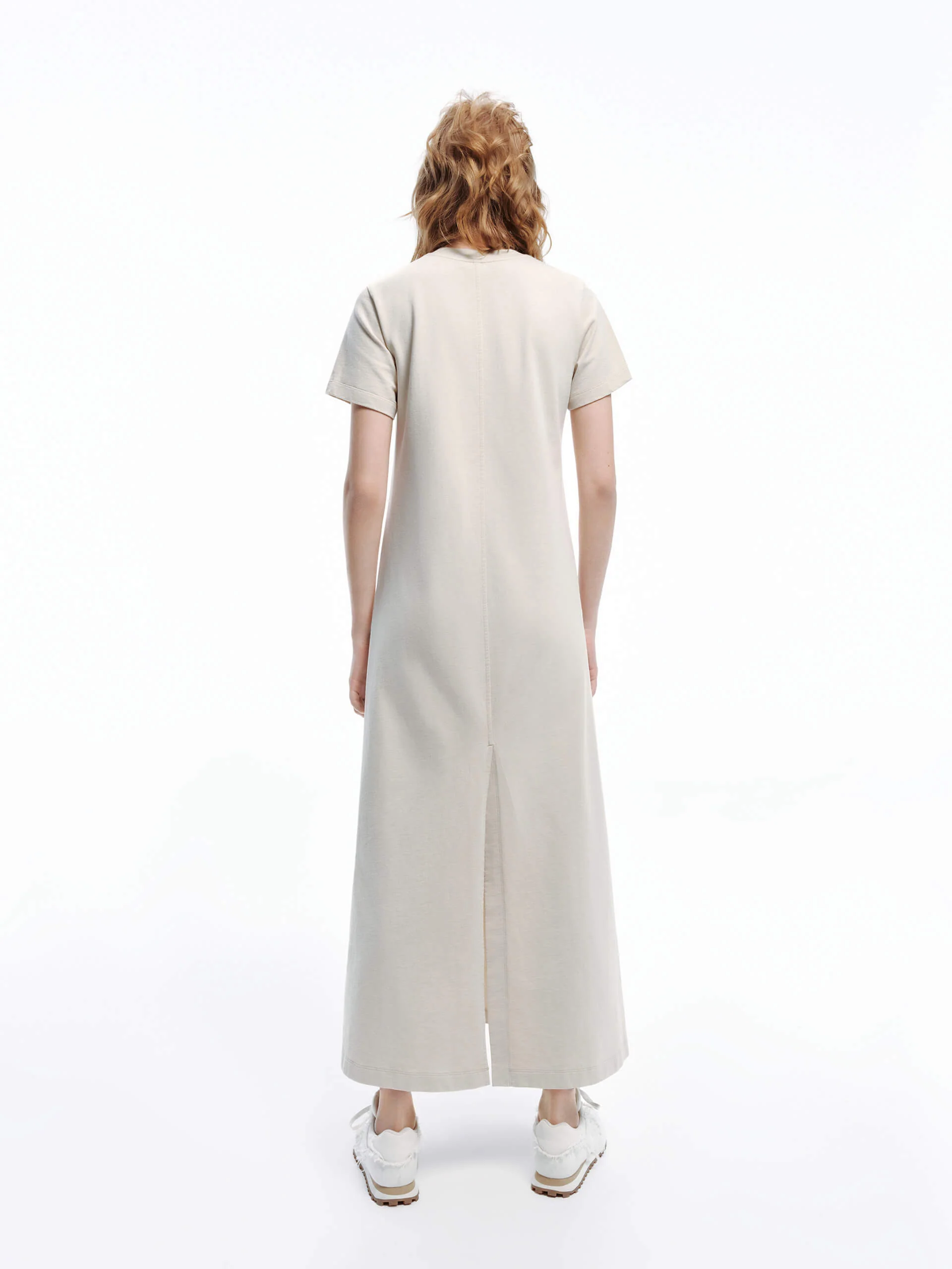 Back Slit Tee Dress - Image 16