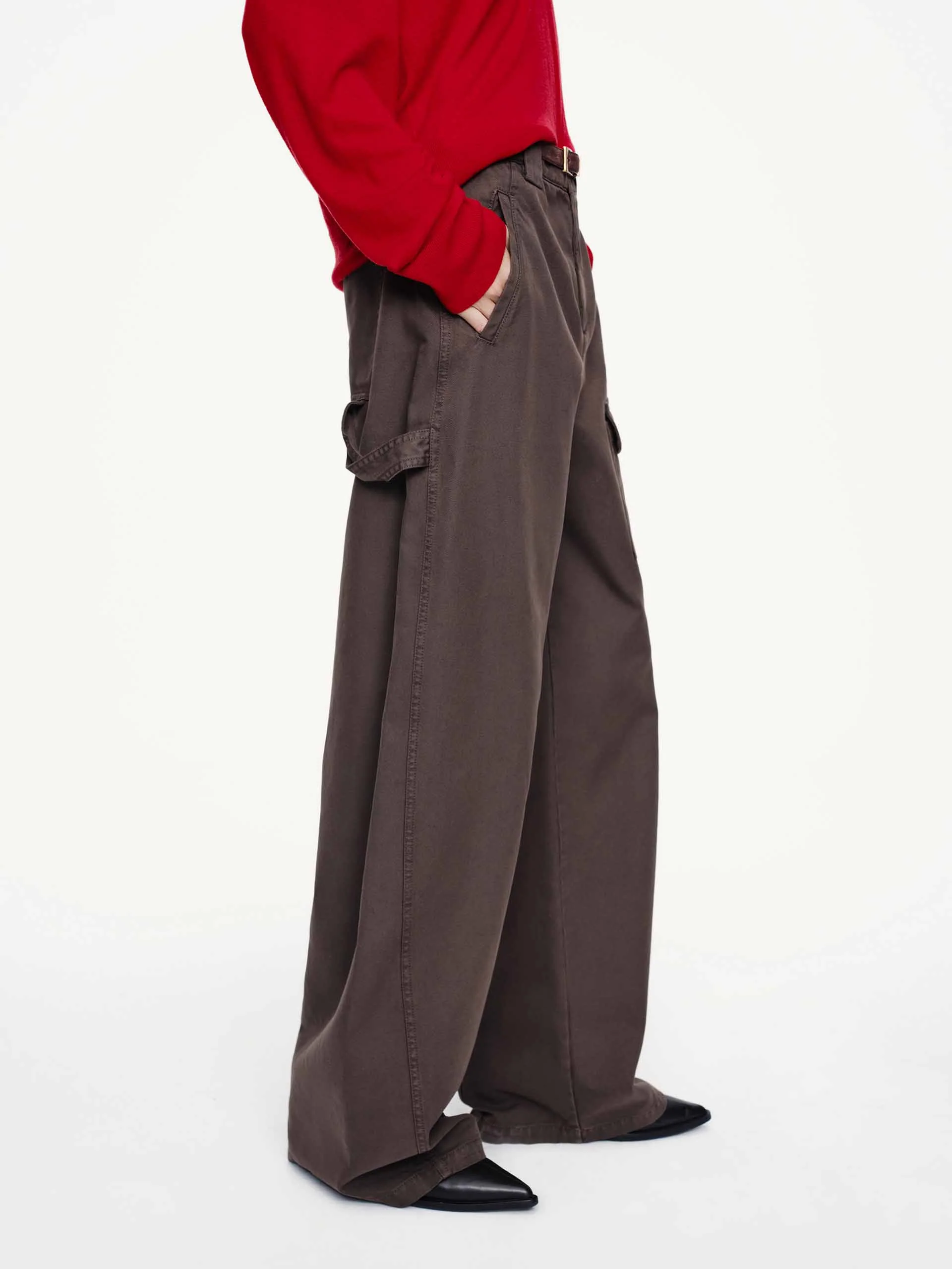 Barrel Leg Cargo Pants - Image 11