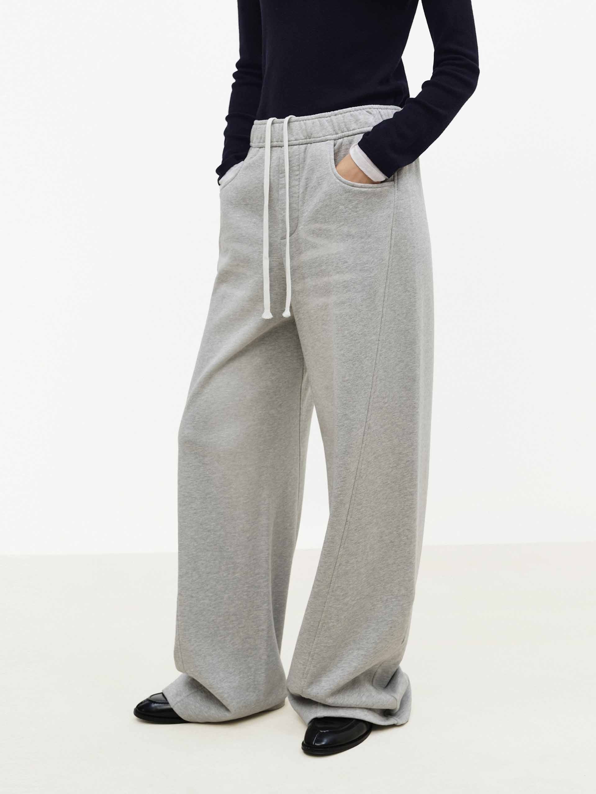 Barrel Leg Cotton Trousers - Image 11