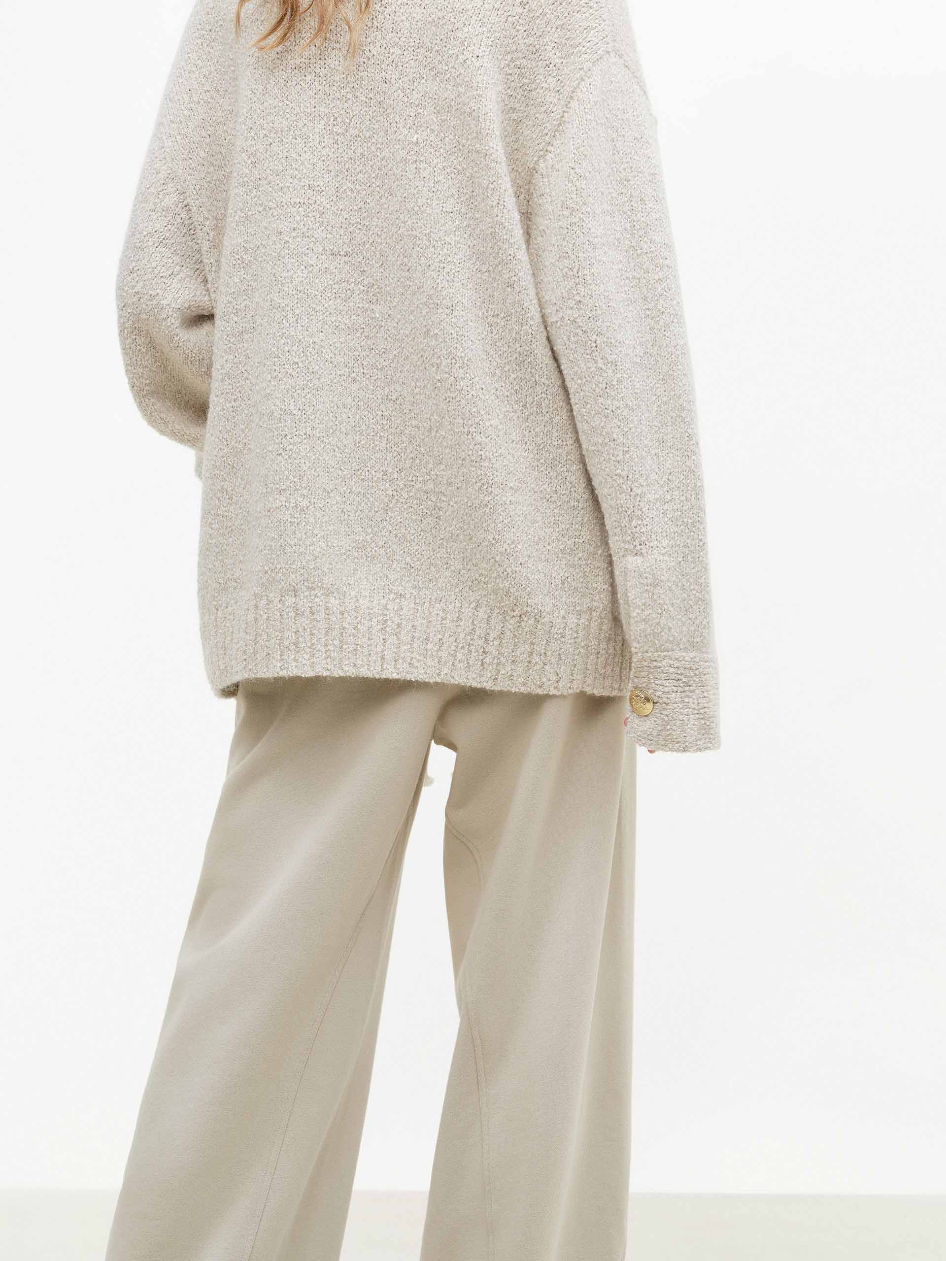 Barrel Leg Cotton Trousers - Image 5