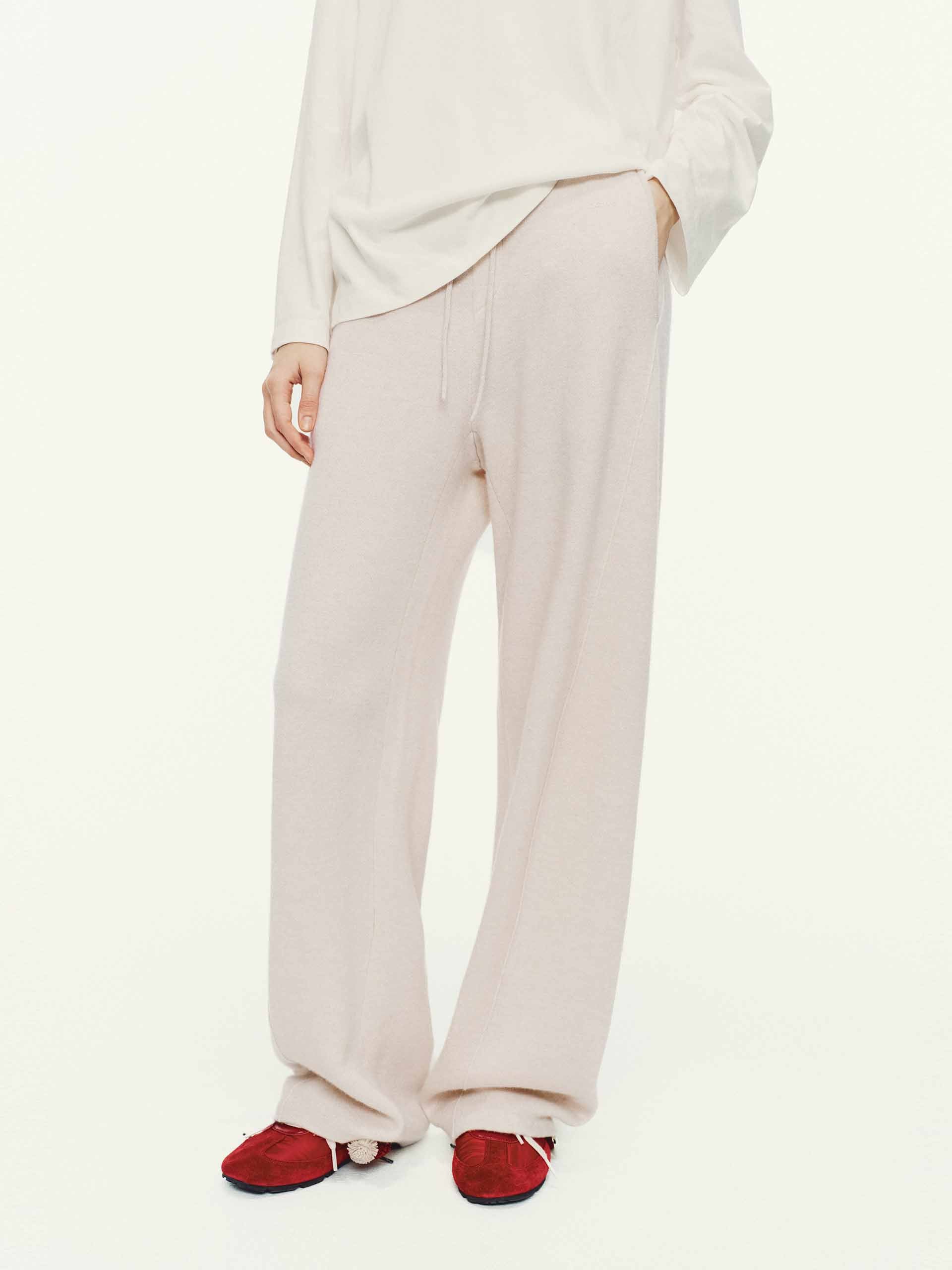 Barrel Leg Drawstring Trousers
