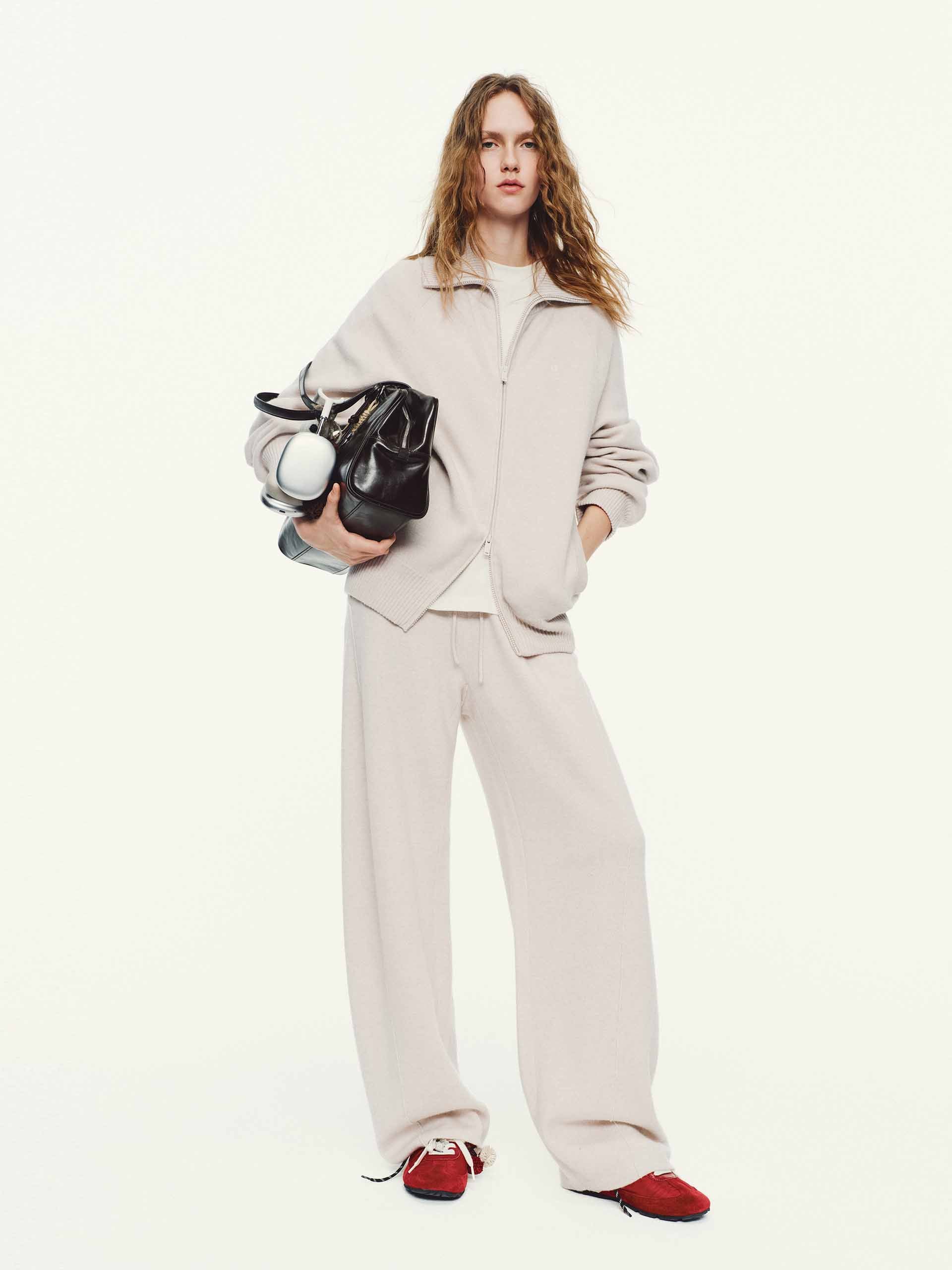 Barrel Leg Drawstring Trousers - Image 2