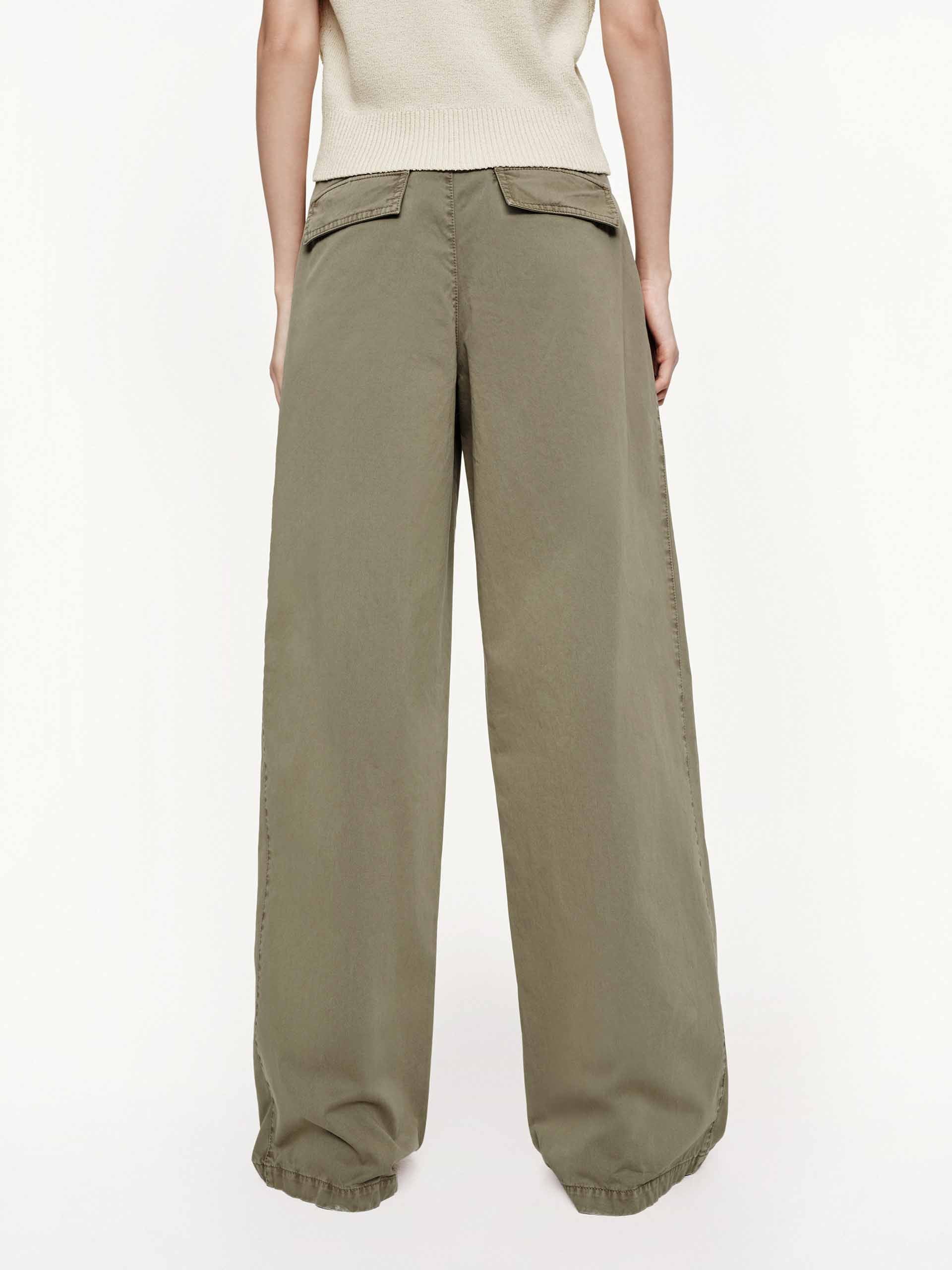 Barrel Leg Pleated Trousers - Image 6