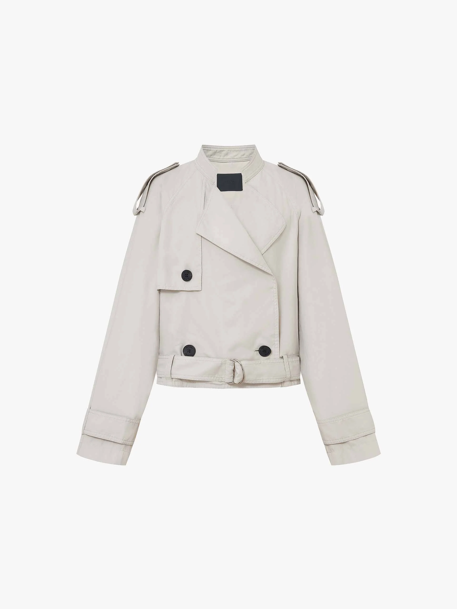 Belted Hem Loose Jacket - Image 13