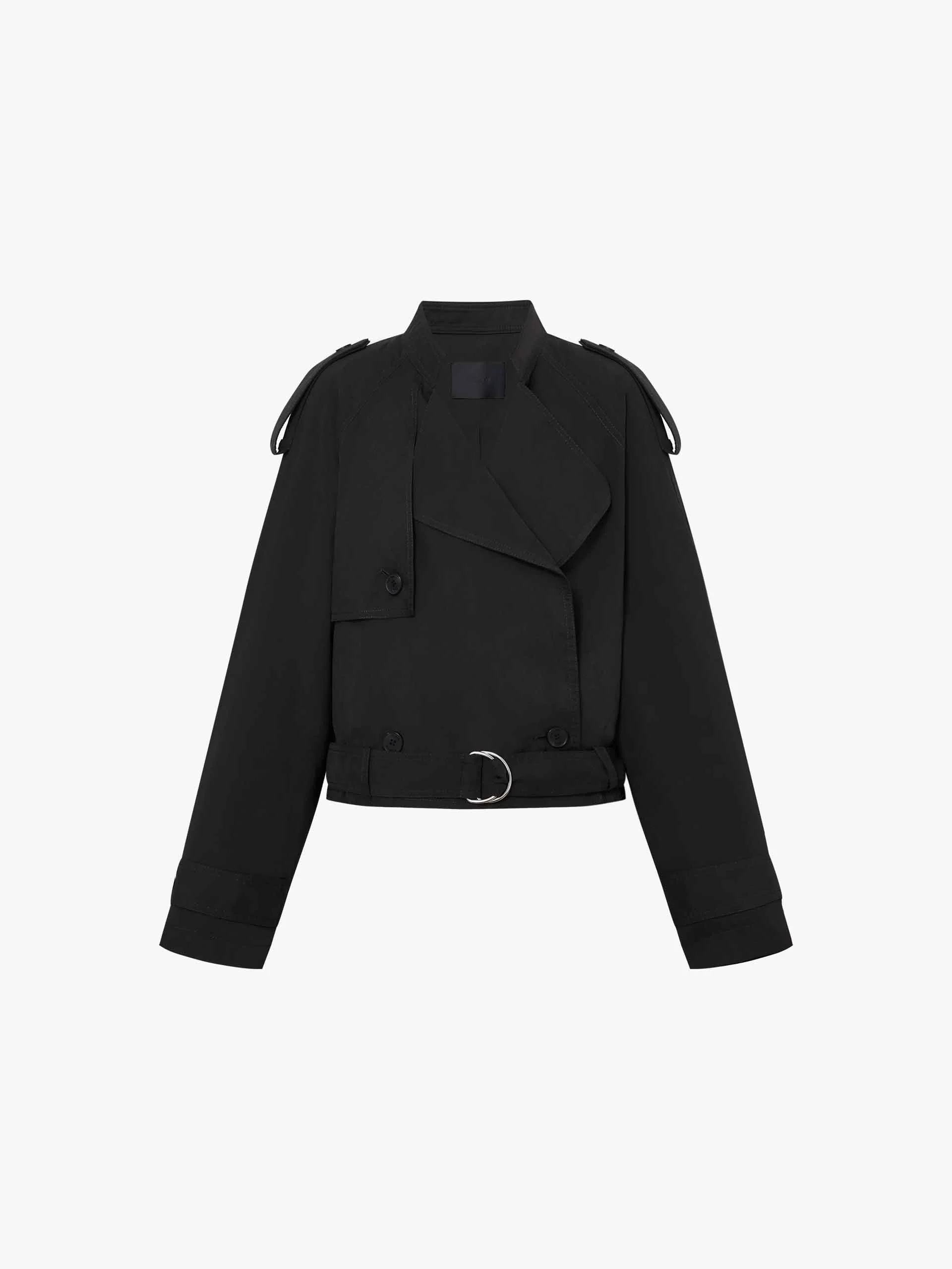 Belted Hem Loose Jacket - Image 5