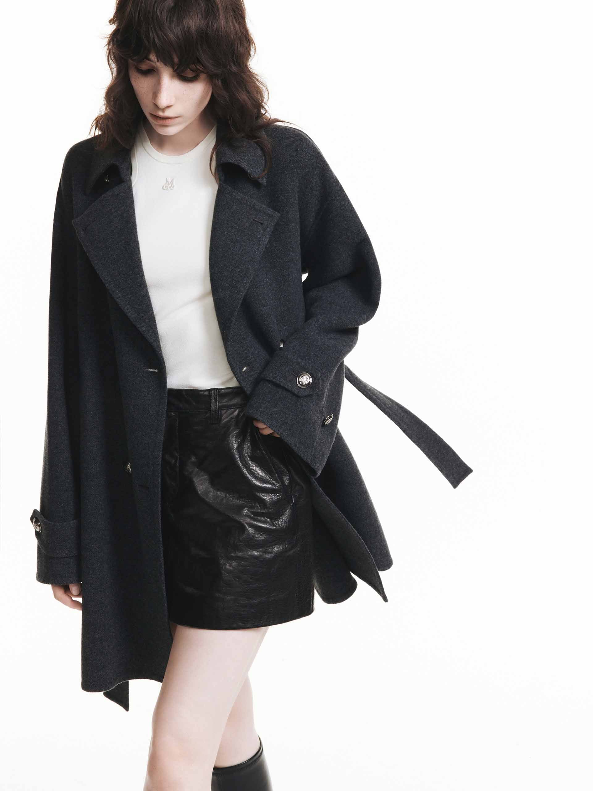 Belted Merino Wool Coat - Image 11