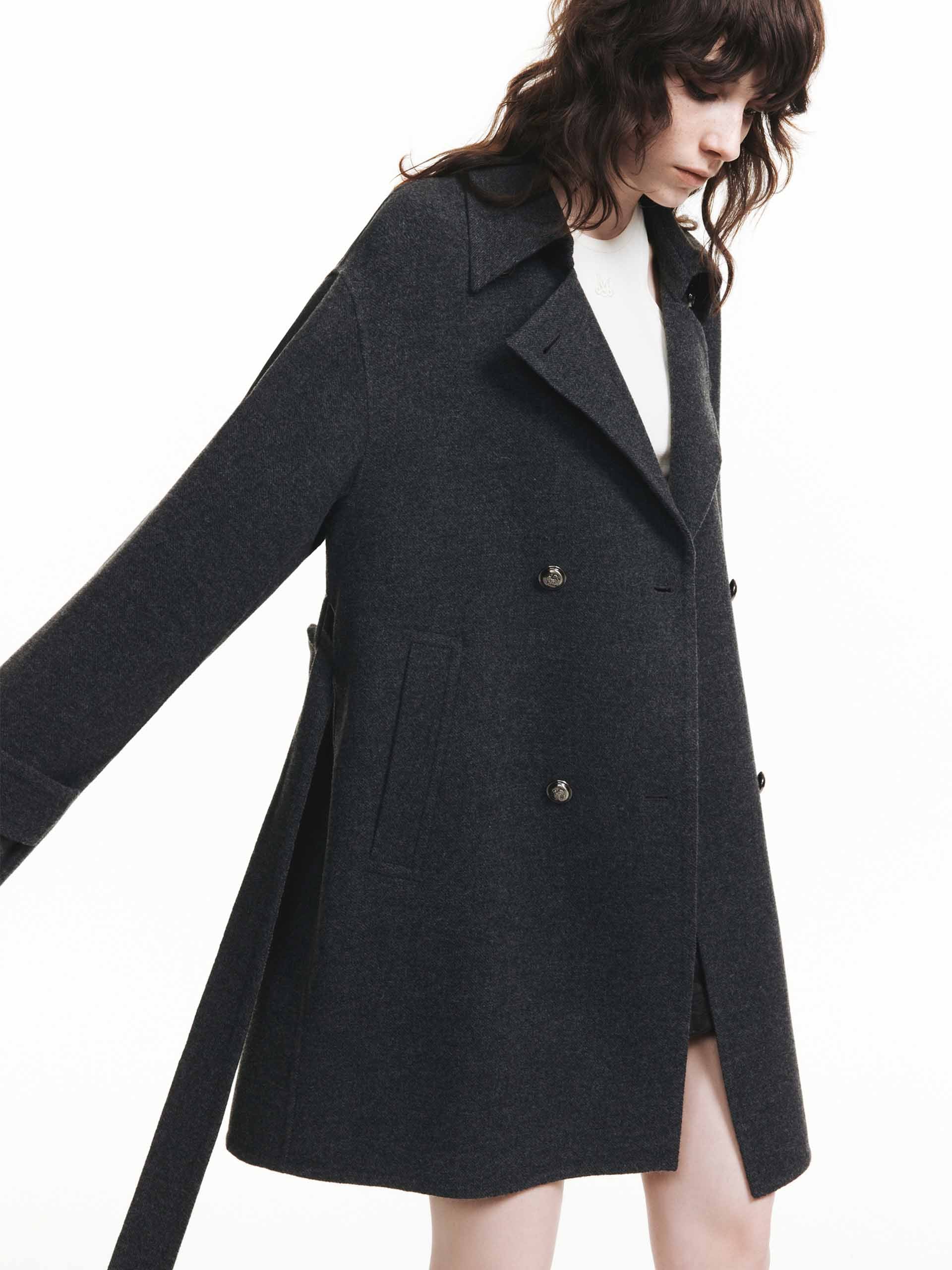 Belted Merino Wool Coat - Image 15