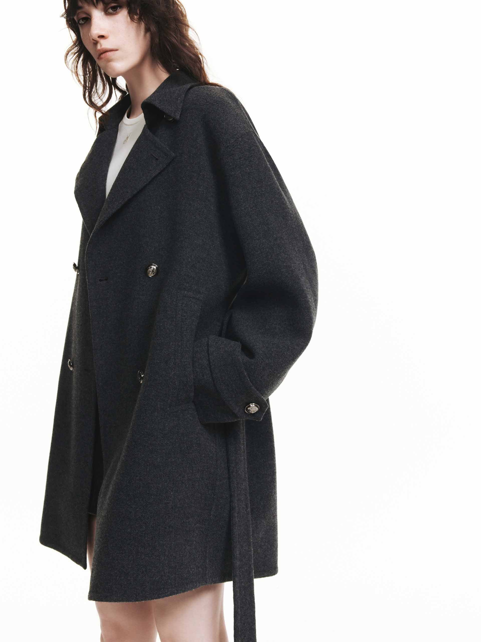 Belted Merino Wool Coat - Image 16