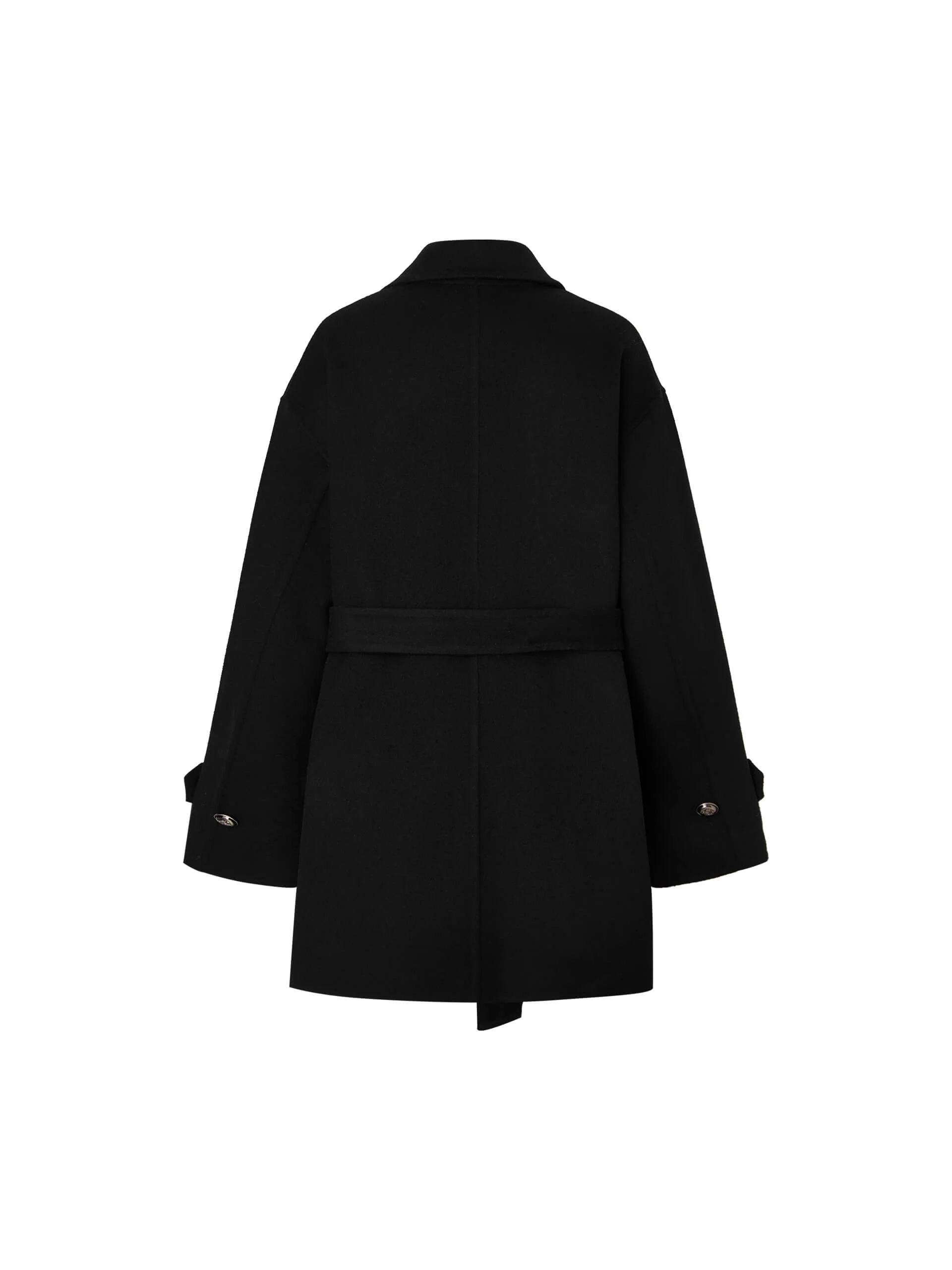 Belted Merino Wool Coat - Image 21