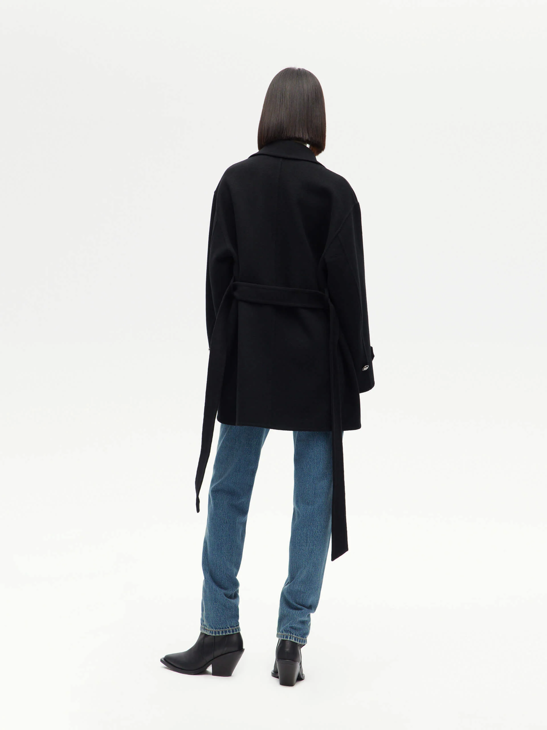 Belted Merino Wool Coat - Image 24