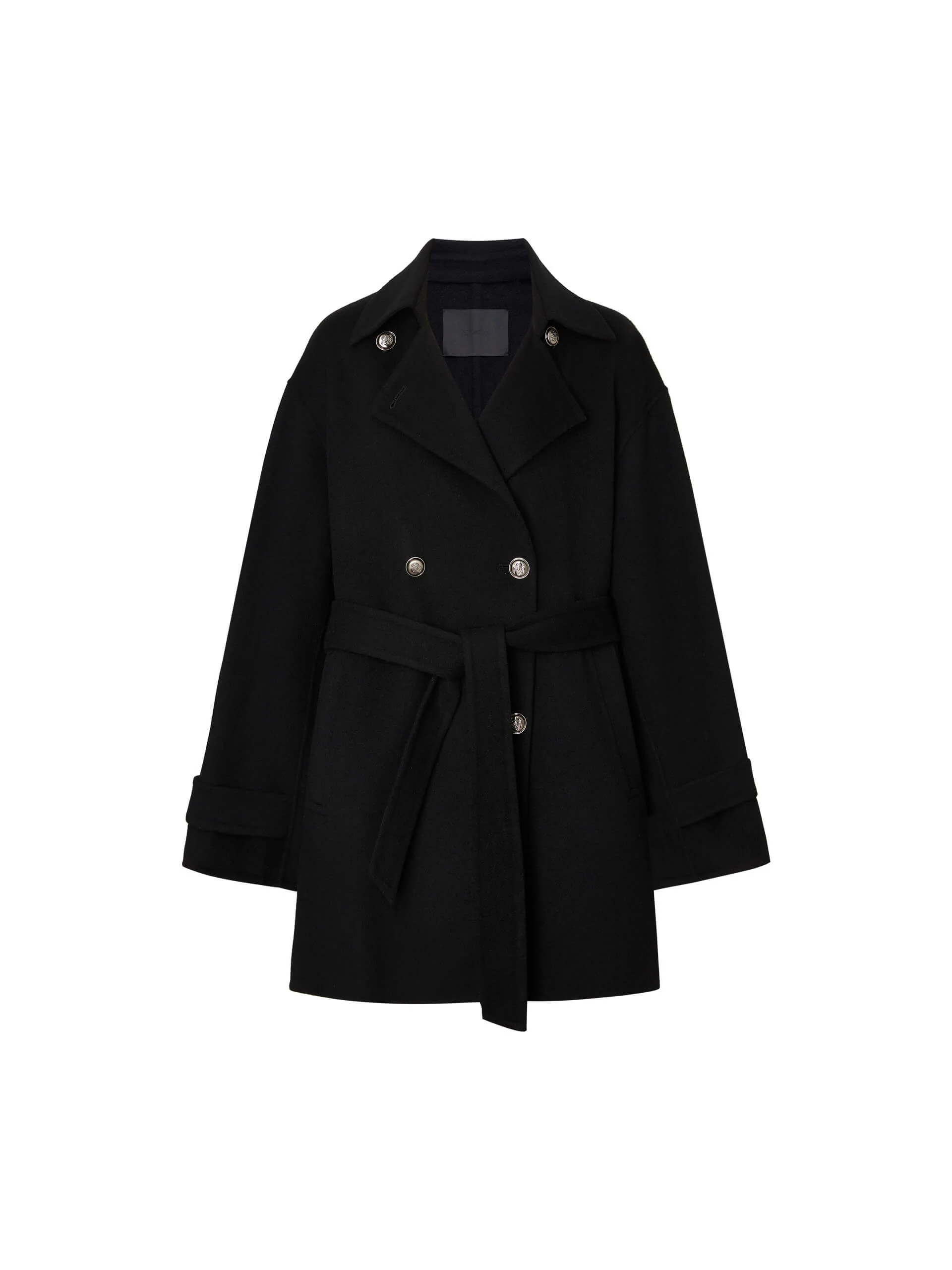 Belted Merino Wool Coat - Image 9