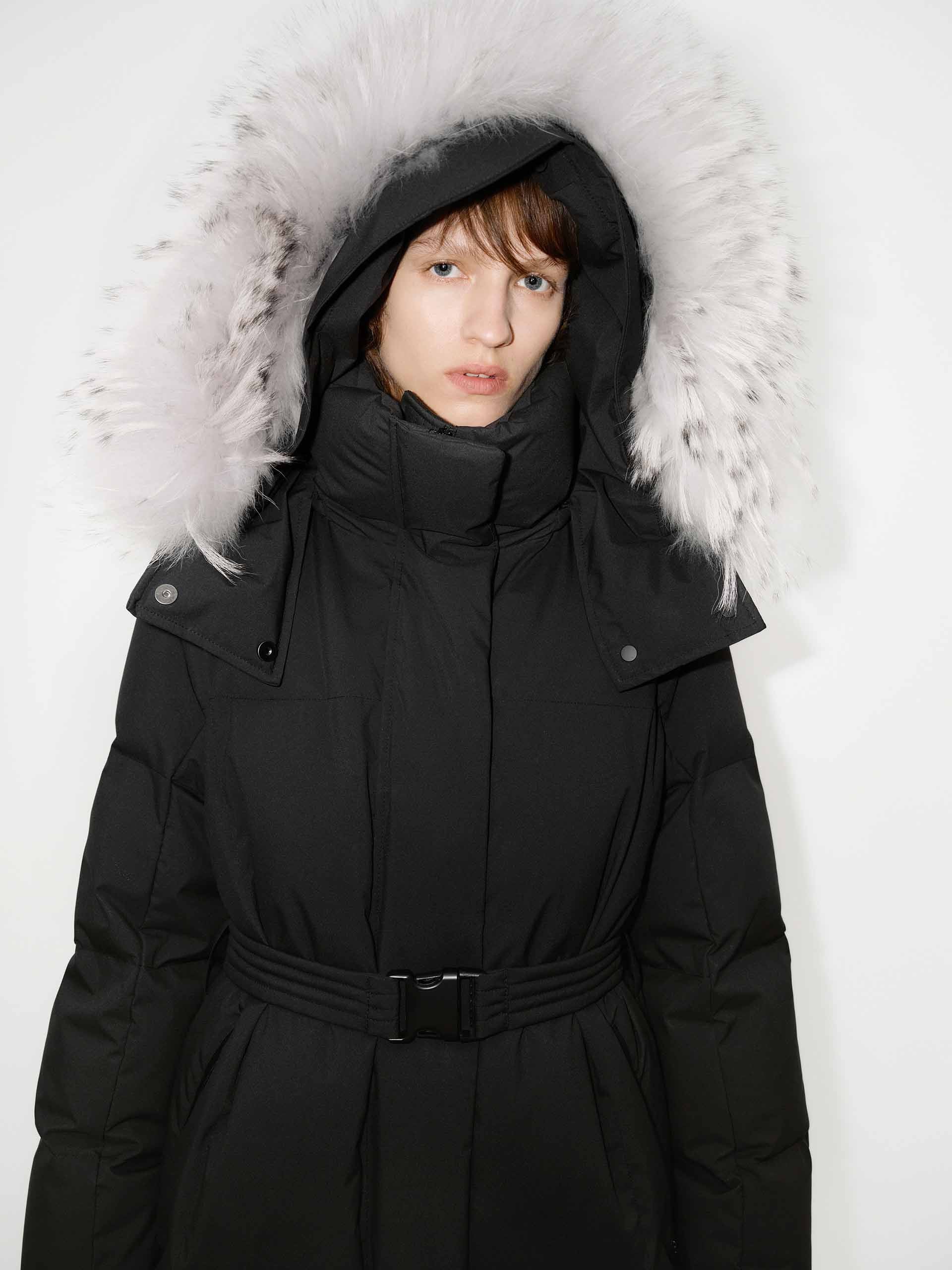 Belted Quilted Down Coat - Image 15