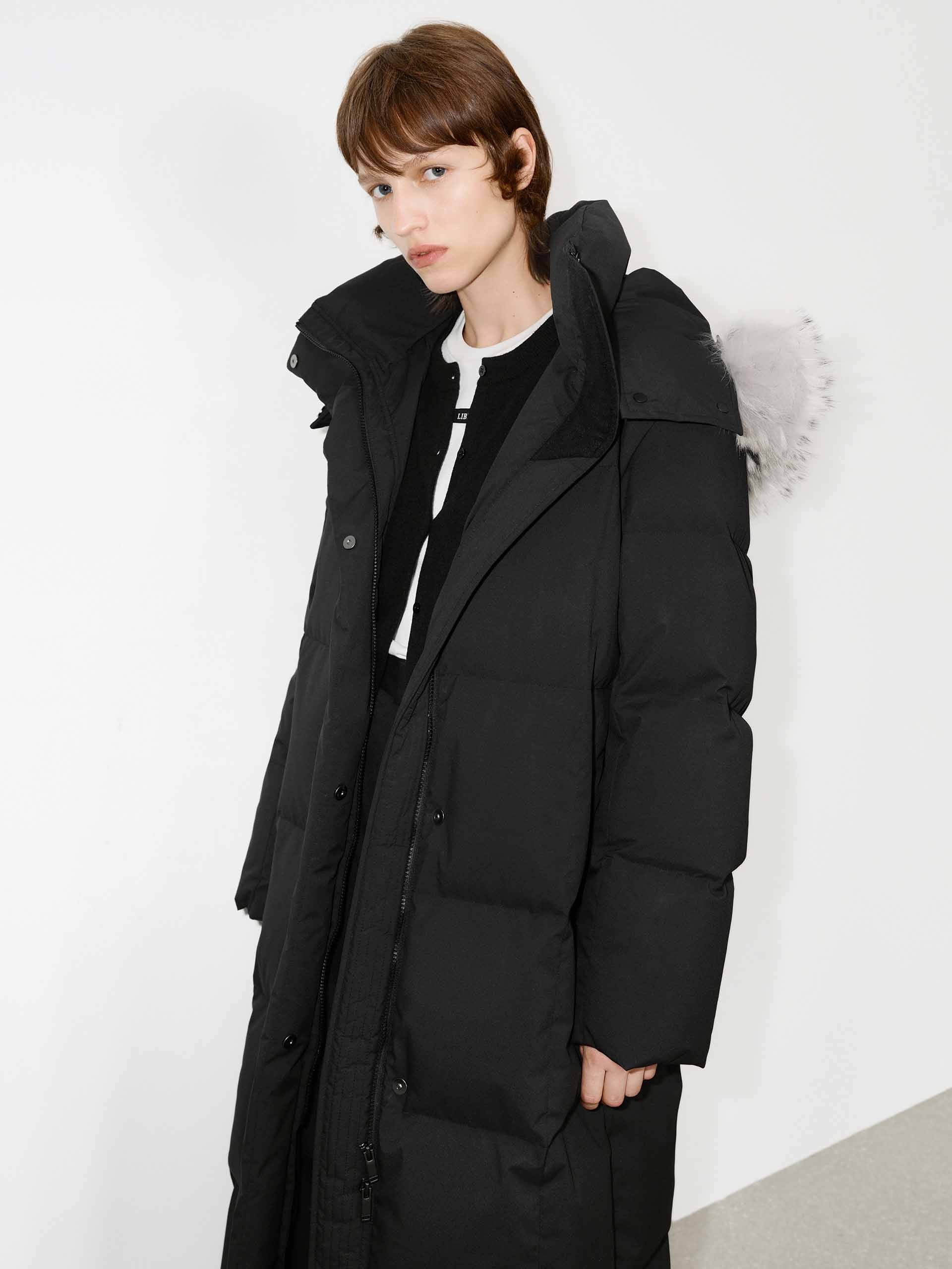 Belted Quilted Down Coat - Image 16