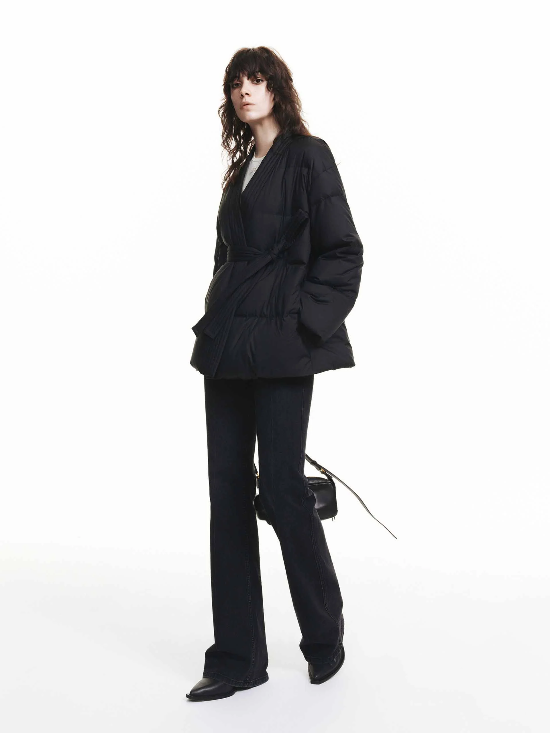 Belted Quilted Down jacket - Image 14