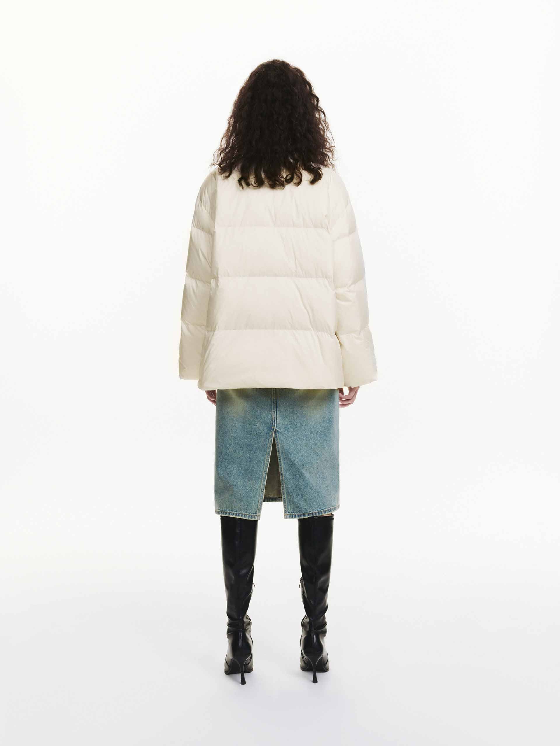 Belted Quilted Down jacket - Image 3