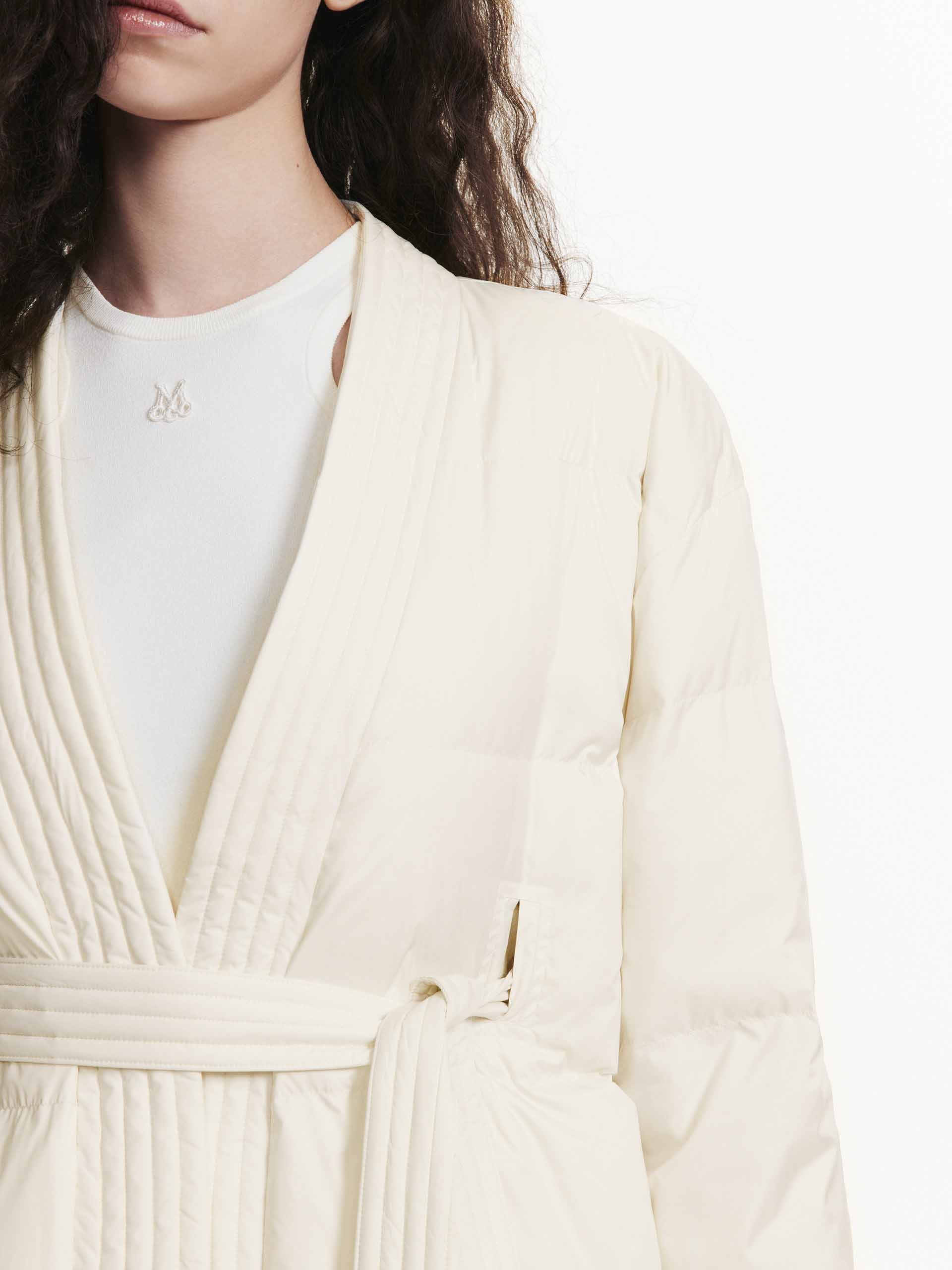 Belted Quilted Down jacket - Image 6