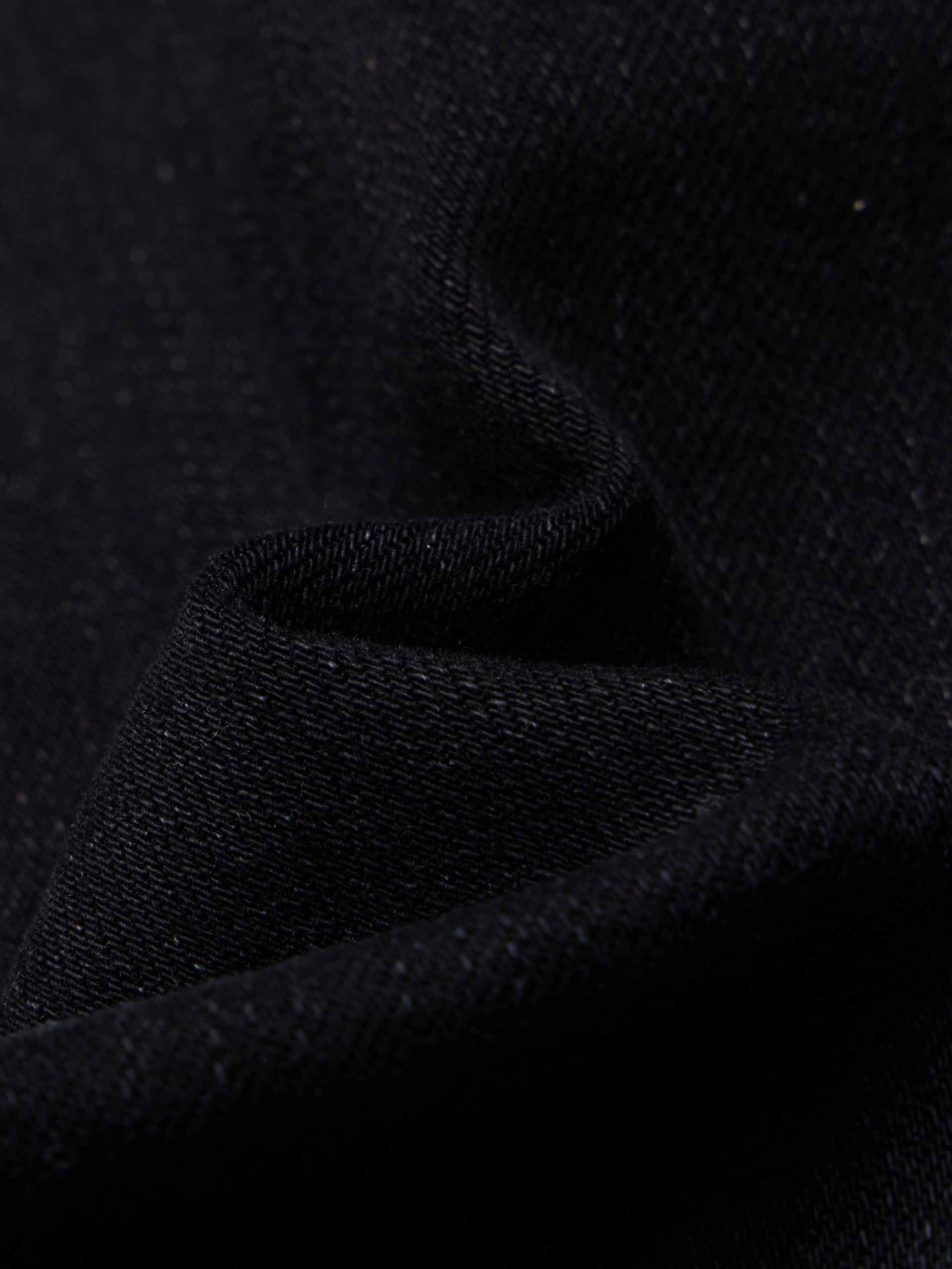 Black Fitted Flared Jeans - Image 4