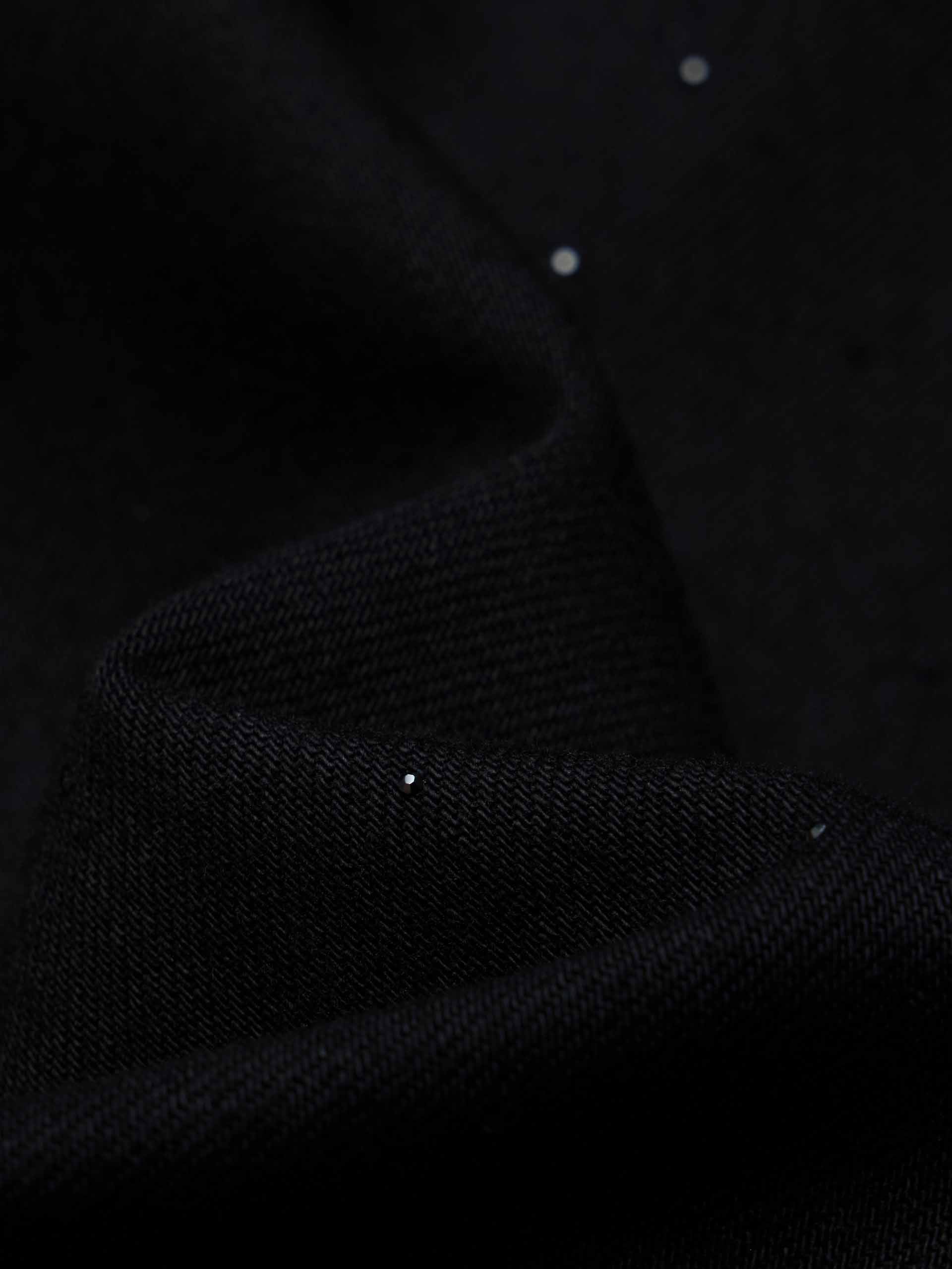 Black Rhinestone Straight Jeans - Image 4