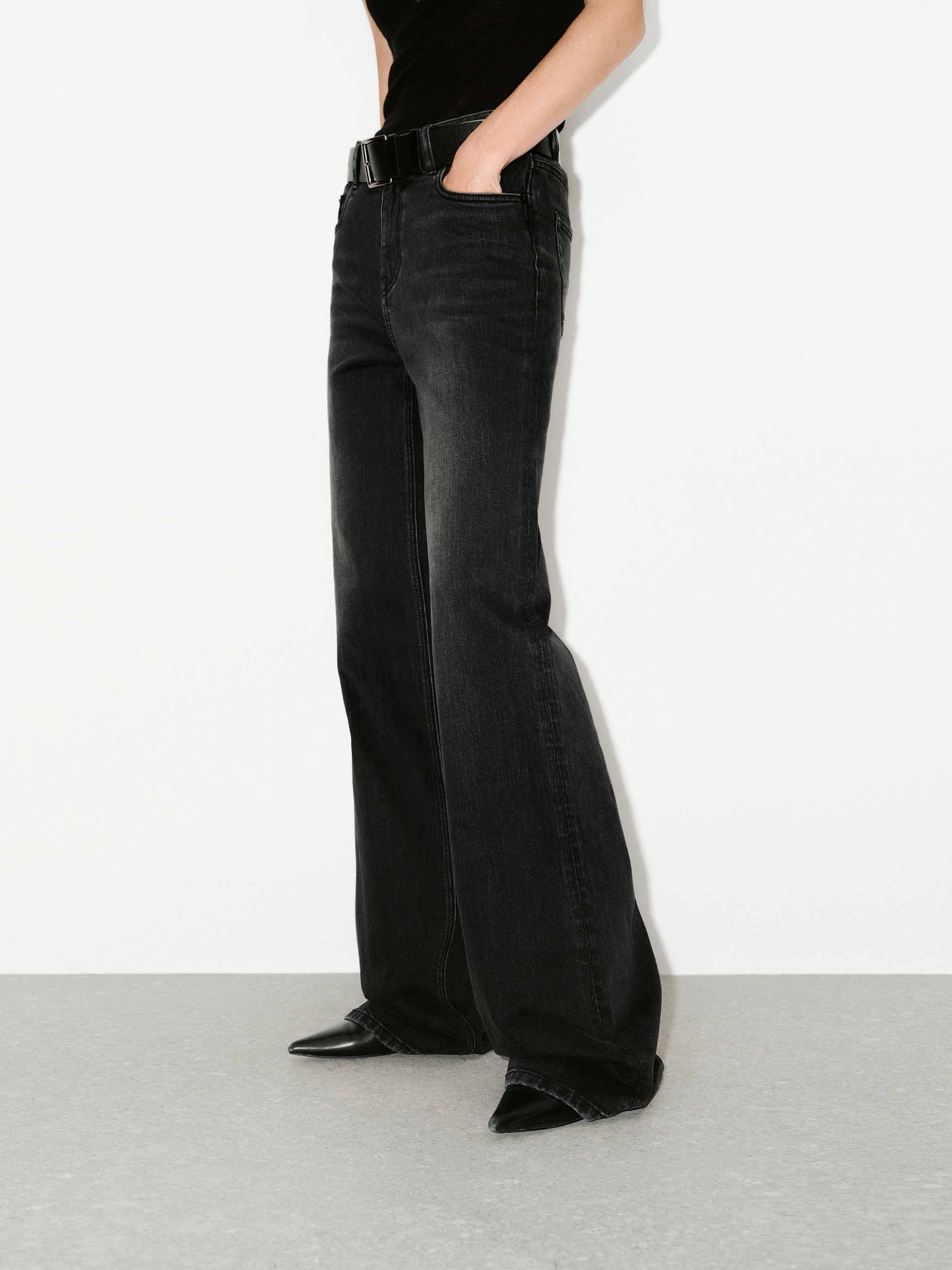 Black Wash Cotton Jeans - Image 7