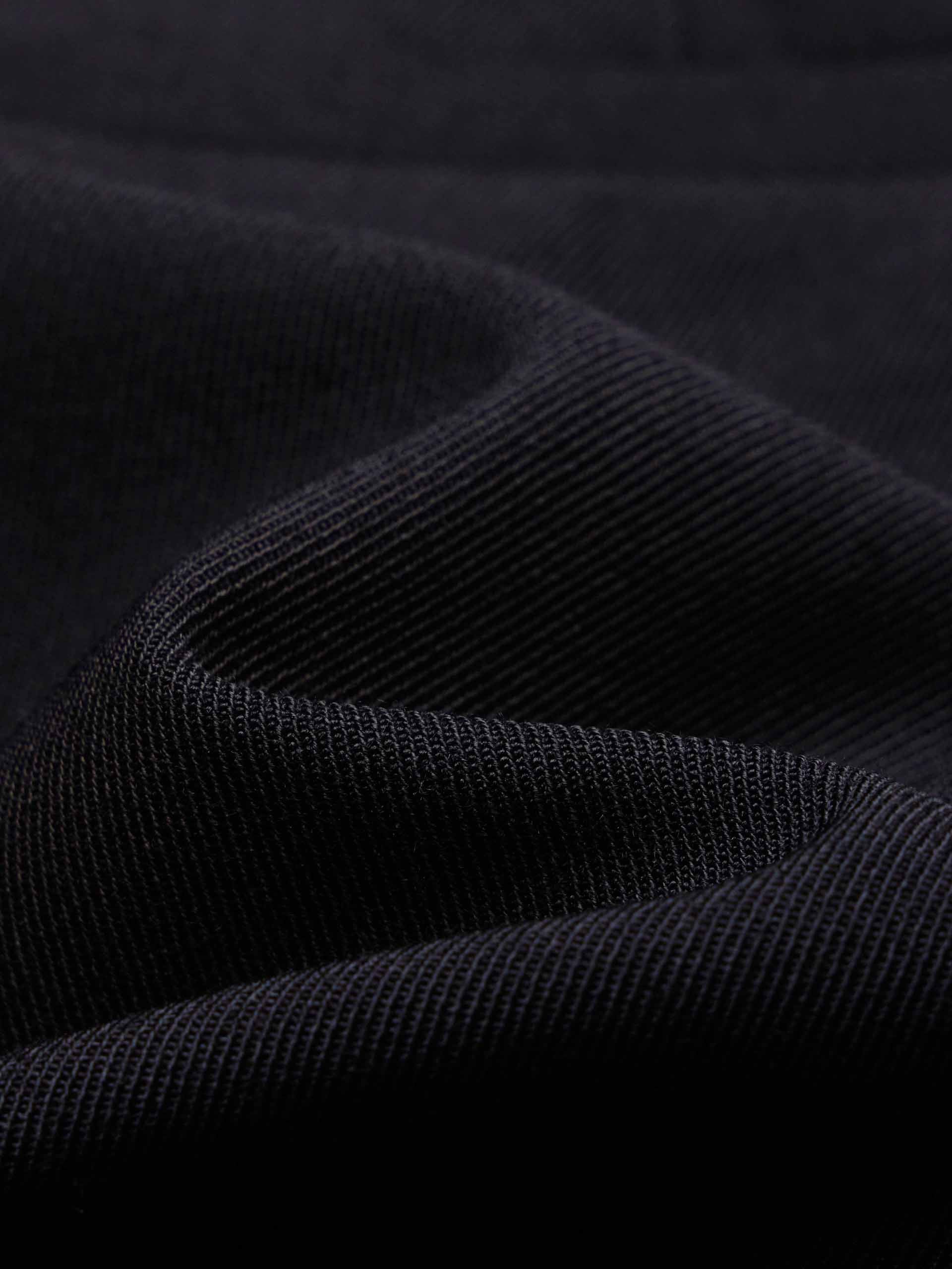 Black Wrap Detail Shorts - Image 4