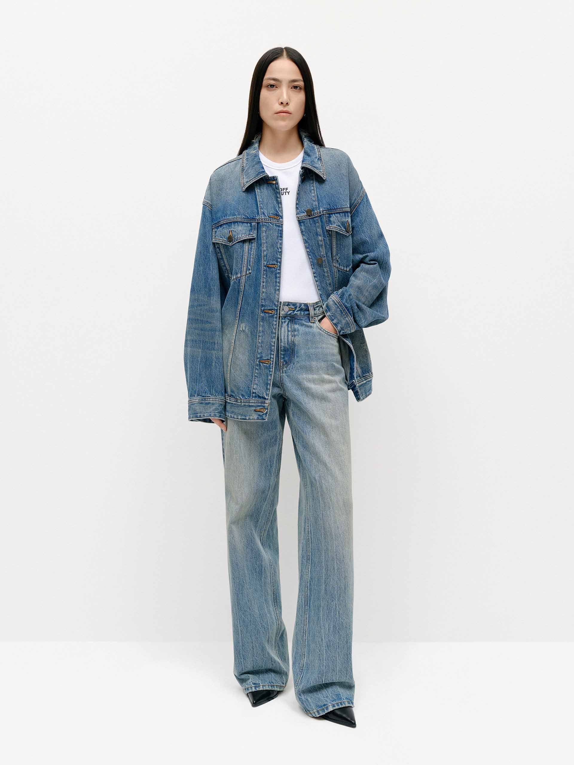 Blue Wash Loose Jacket - Image 2