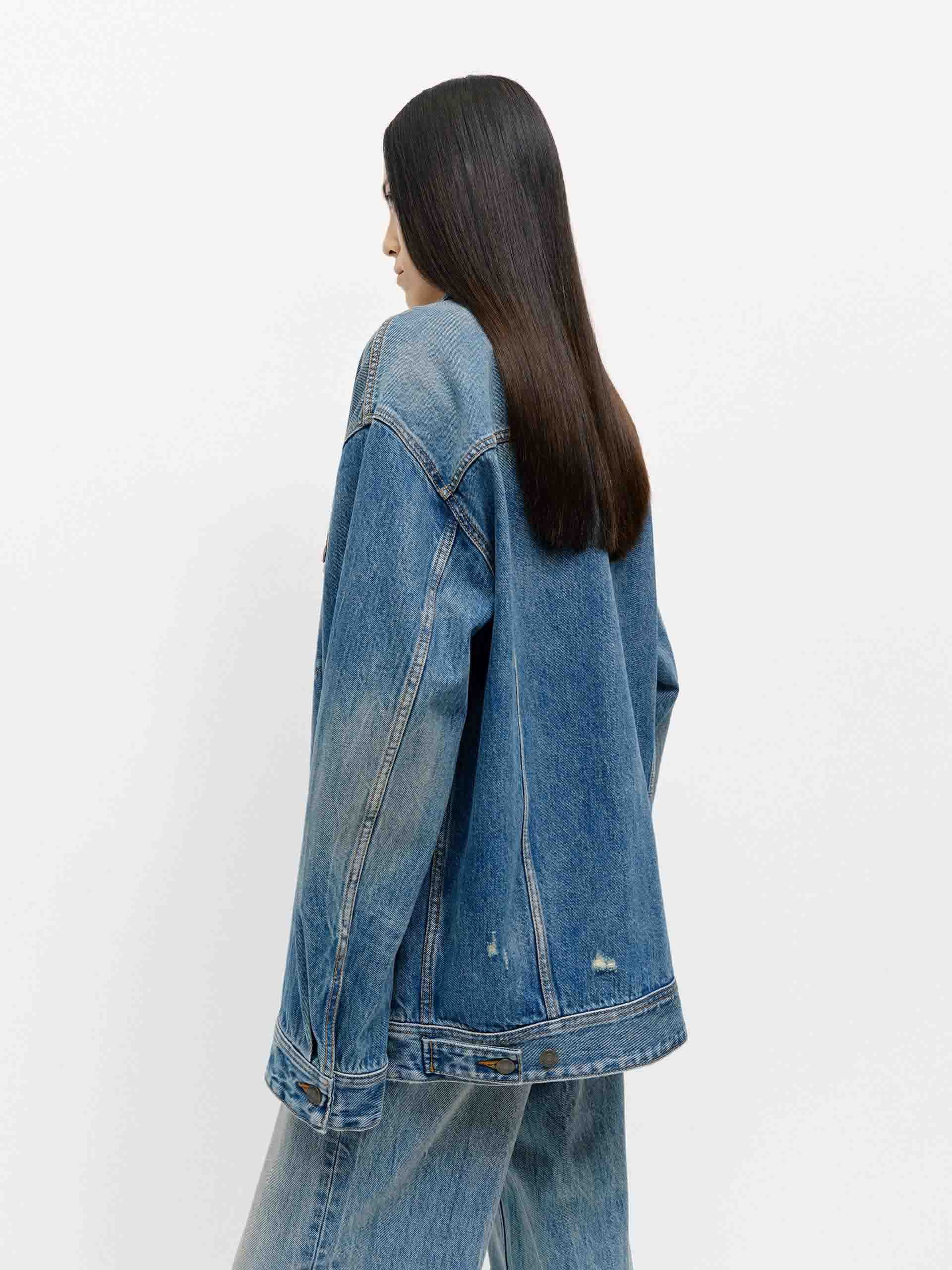 Blue Wash Loose Jacket - Image 3