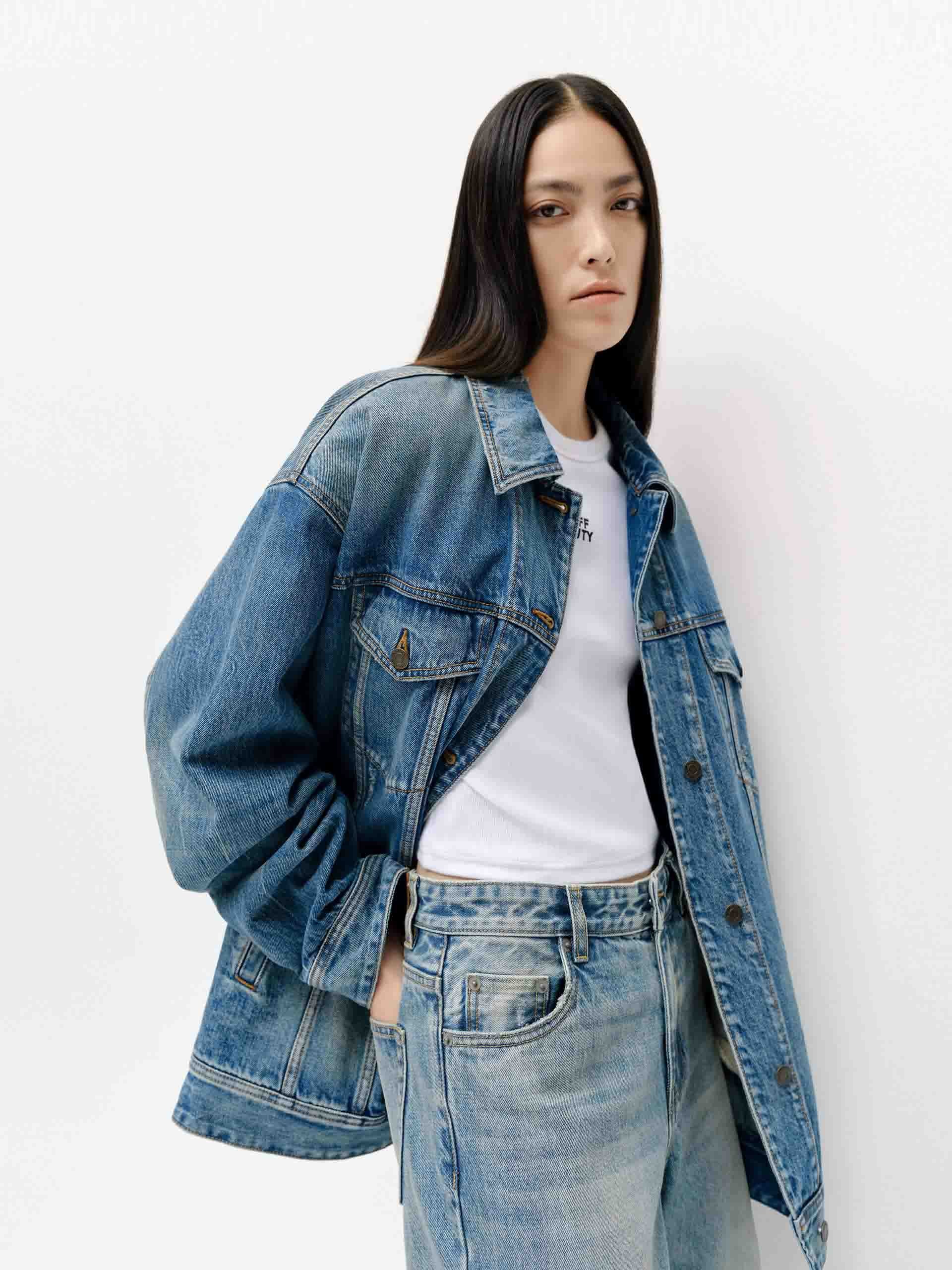 Blue Wash Loose Jacket - Image 6