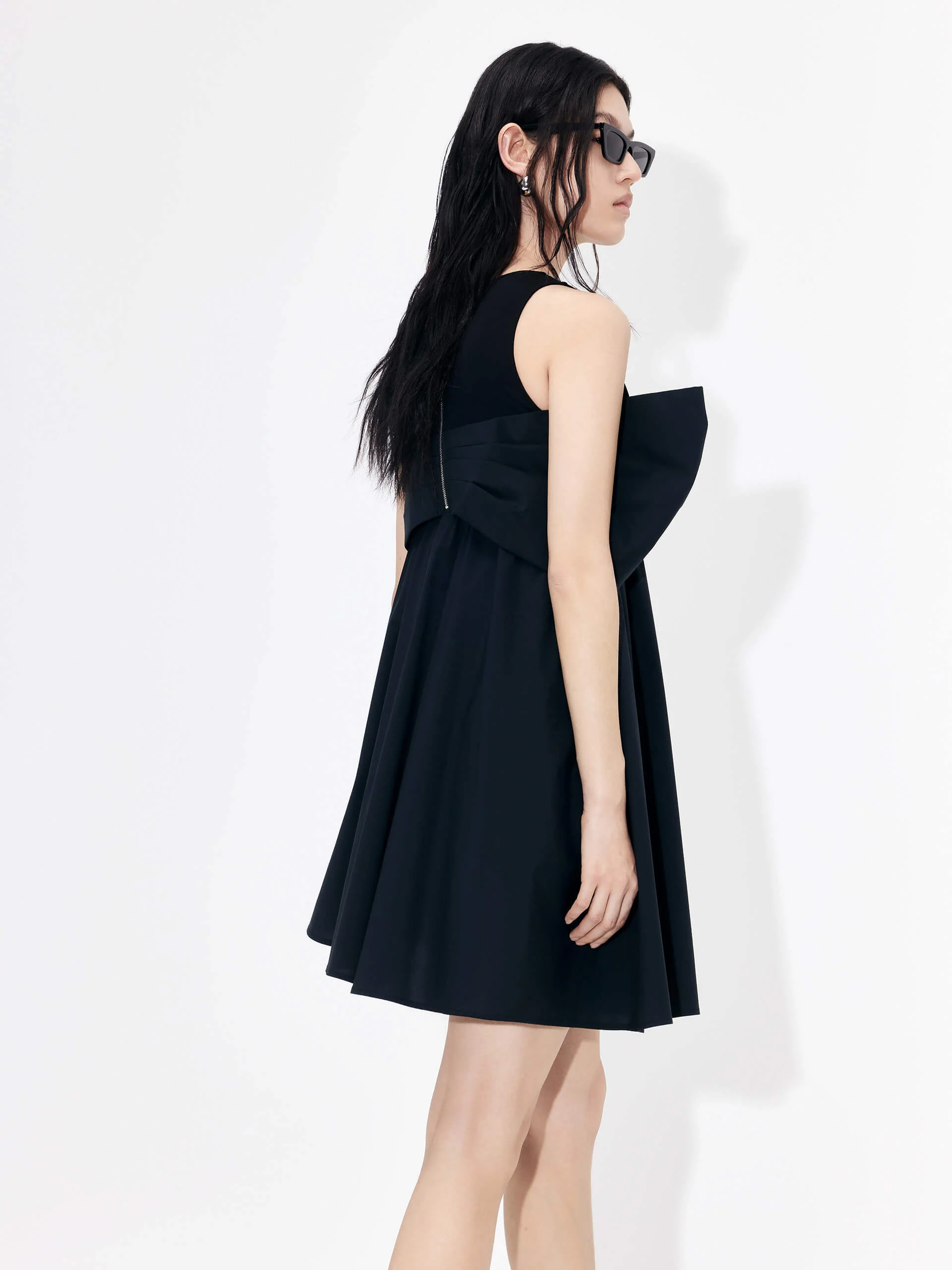 Bowknot Front Mini Dress - Image 5